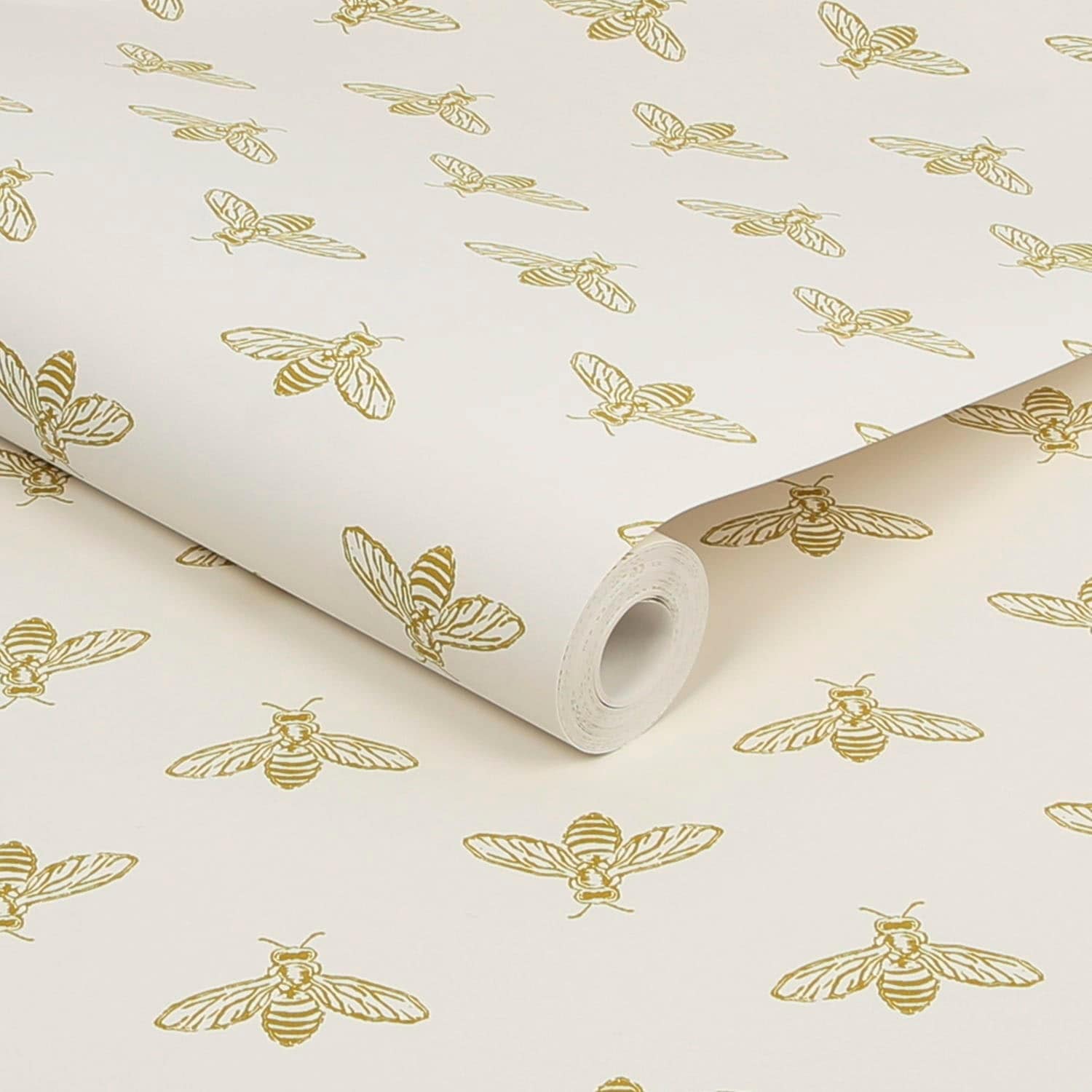 Joules Vliestapete »Block Print Bee«, animal print, animal print