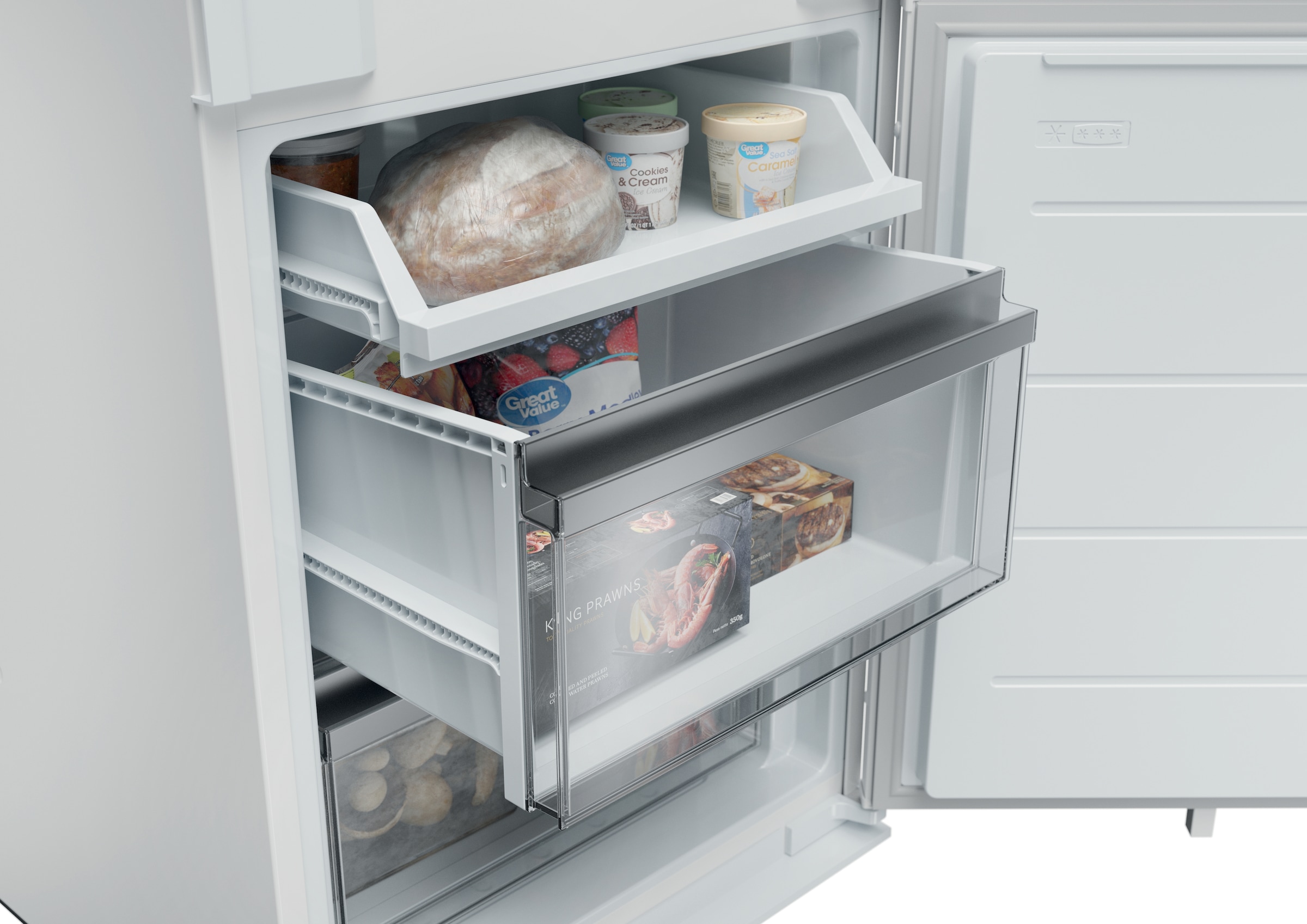 Haier Einbaukühlgefrierkombination »HBQW5518E« 177,2 cm hoch 54 cm breit