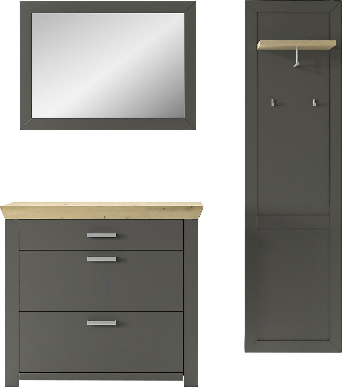 set one by Musterring Garderoben-Set "GA York Kombi 61" Set, 3 Stk. tlg. günstig online kaufen