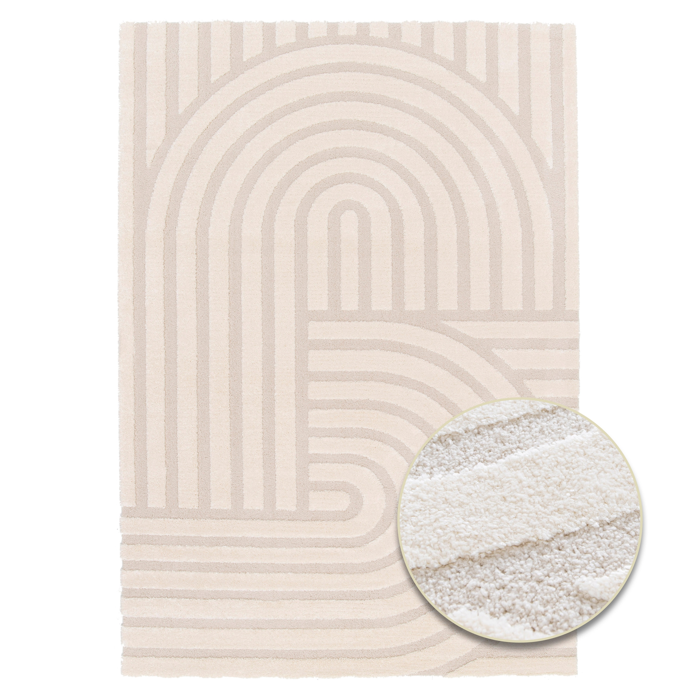 Primaflor-Ideen in Textil Teppich "COSMO Swing, Made in Belgium" rechteckig günstig online kaufen