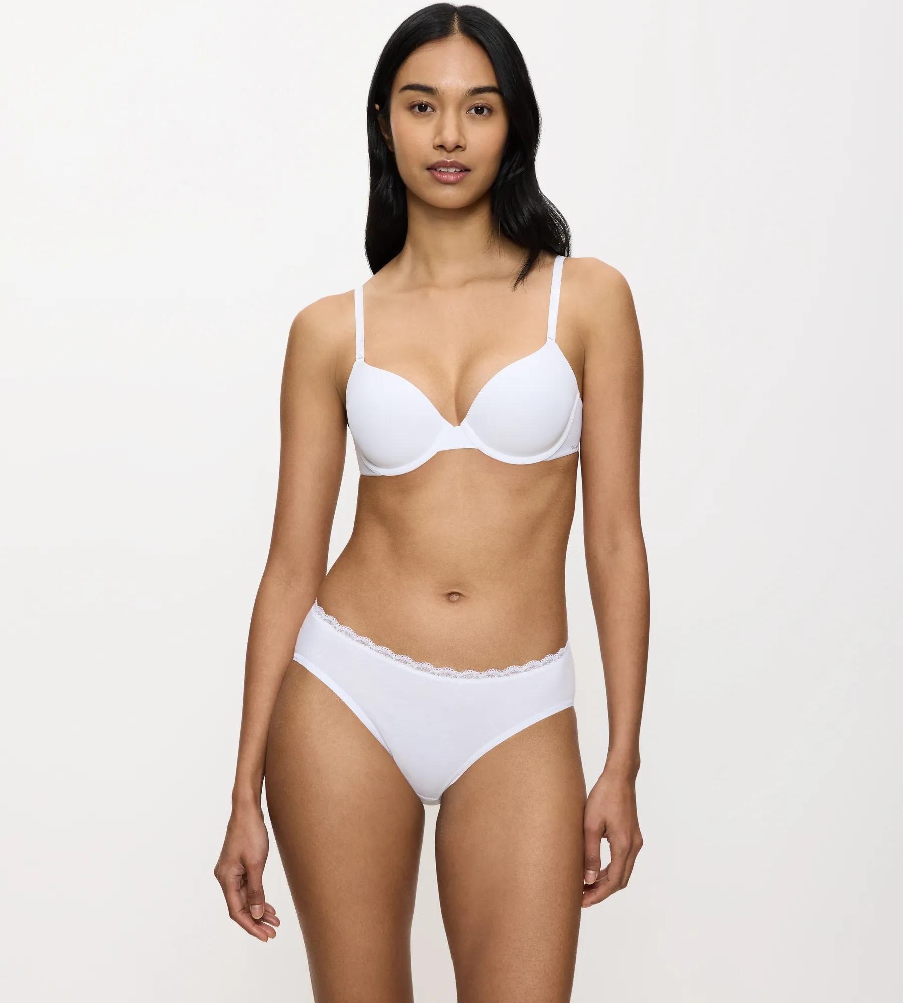 Triumph Tai-Slip »Feel Of Cotton« 2erPack,  weich, ohne Seitennaht, schmales Spitzenband