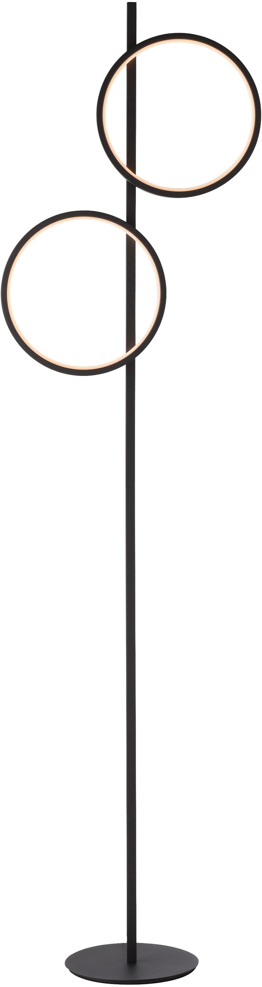 JUST LIGHT Stehlampe »MINI RITUS«, 2 flammig, Leuchtmittel LED-Board | LED fest integriert, LED, Schalter, Fußschalter