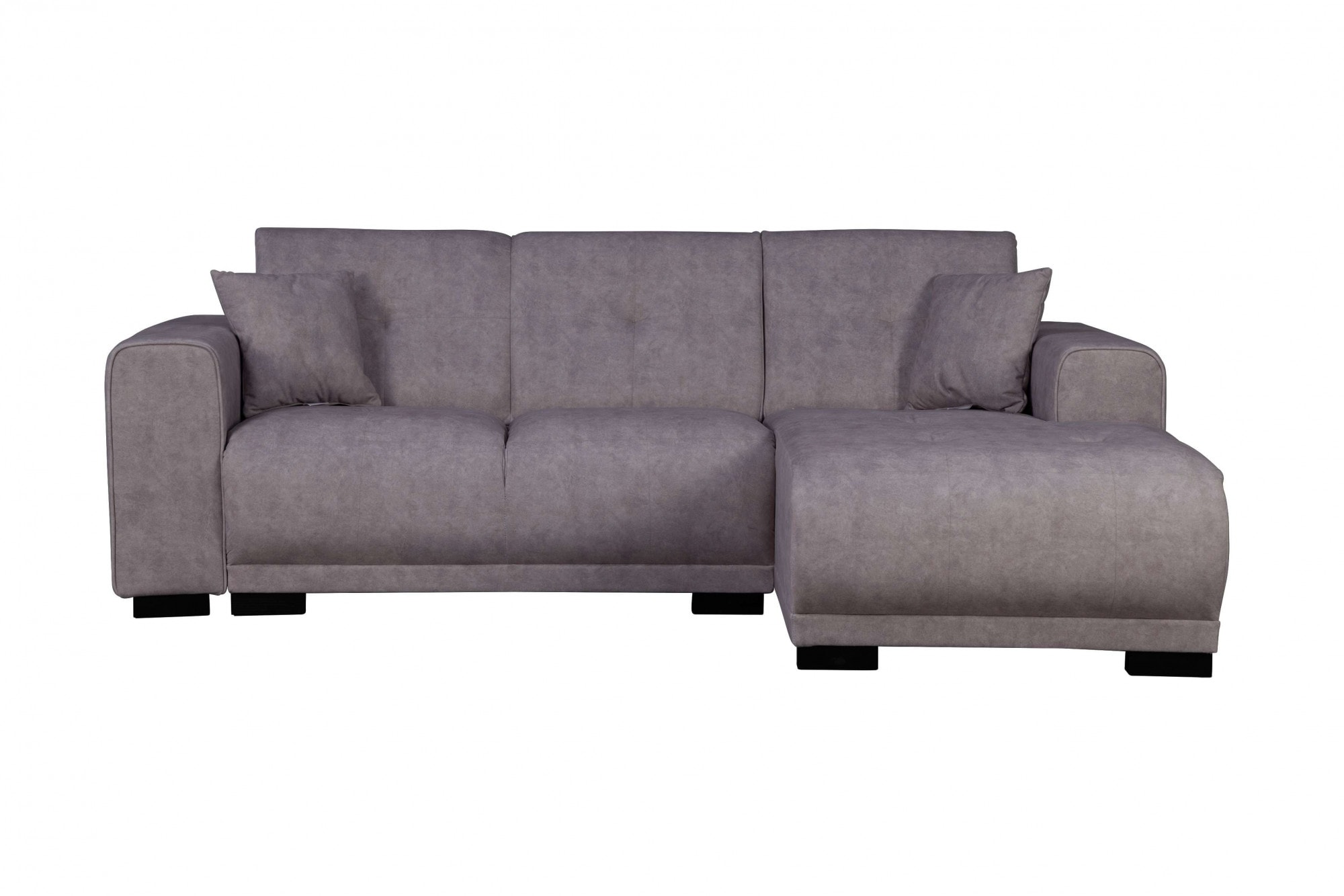 Home affaire Ecksofa "Langeland L-Form" incl. 2 Zierkissen, Recamiere wahlweise links oder rechts