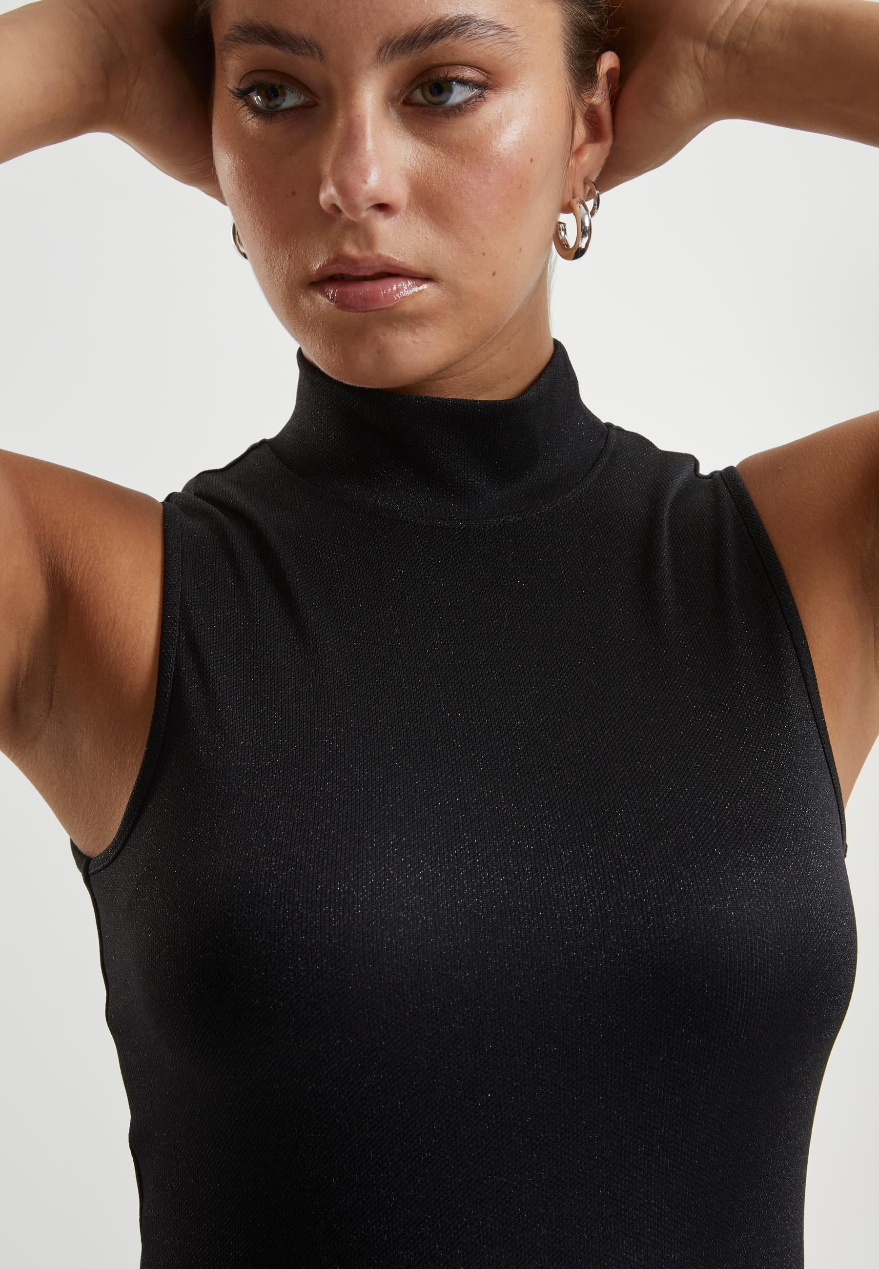 URBAN CLASSICS Body »Urban Classics Ladies Glitter High Neck Body«