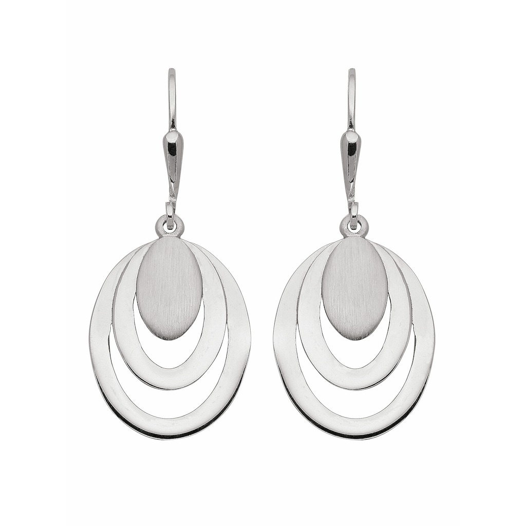 Adelia´s Paar Ohrhänger »1 Paar 925 Silber Ohrringe / Ohrhänger« 925 Sterling Silber Silberschmuck für Damen