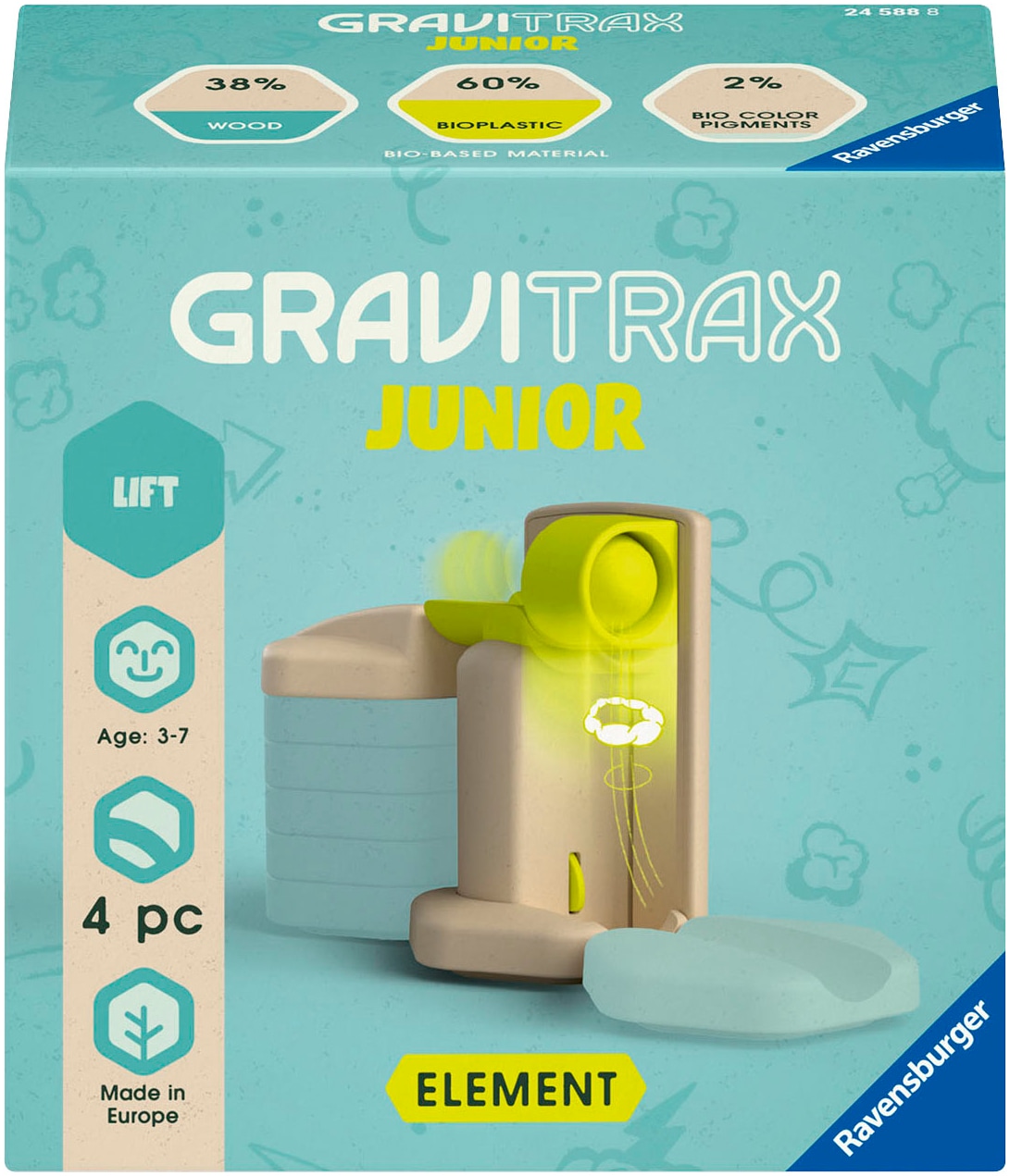 Ravensburger Kugelbahn-Bausatz »GraviTrax Junior, Element Lift«