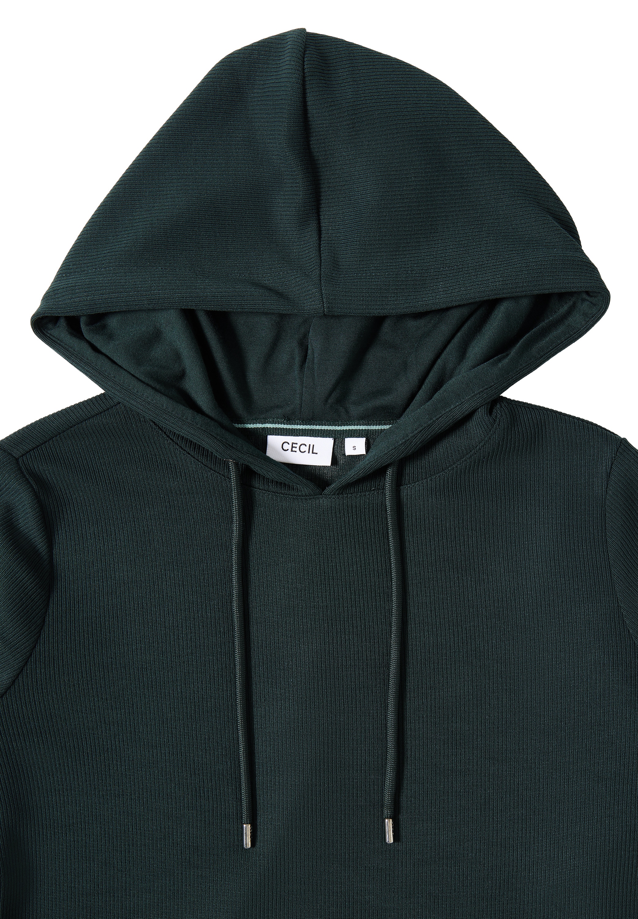 Cecil Kapuzenshirt, mit Materialmix