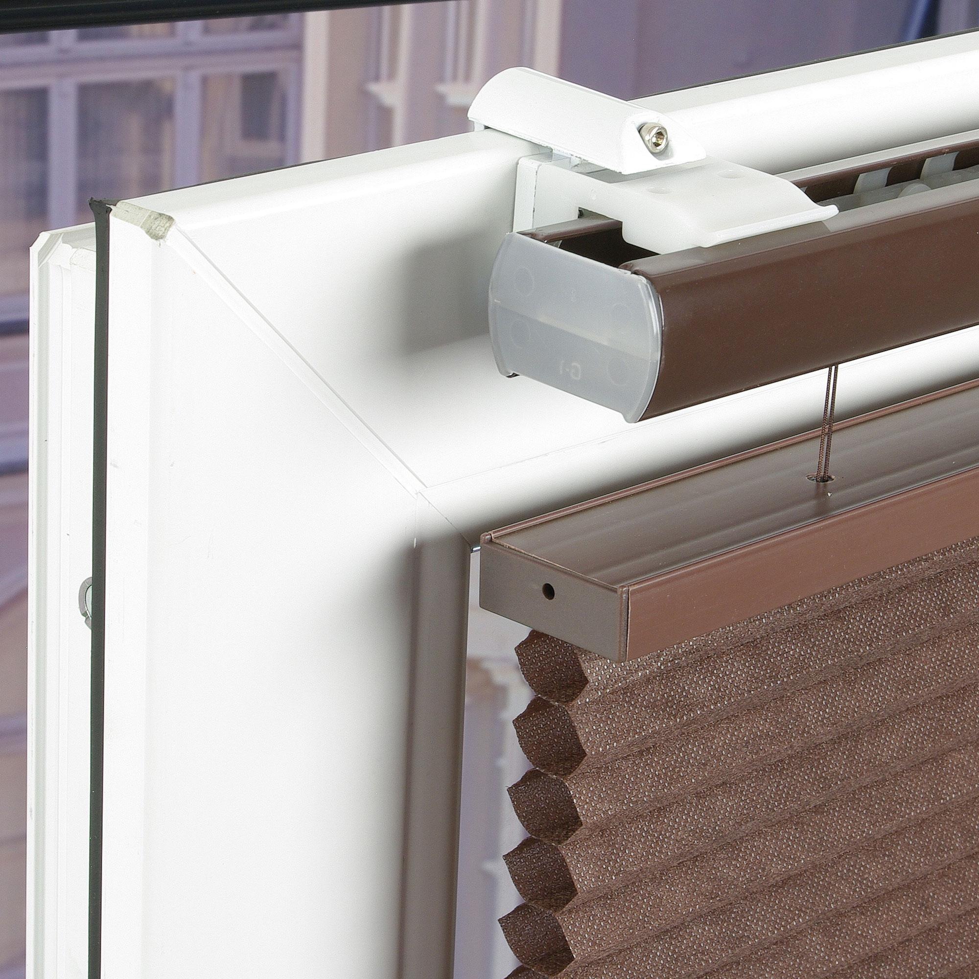 Liedeco Plissee »Klemmfix Thermo-Waben«, verdunkelnd, energiesparend, ohne Bohren, freihängend ...