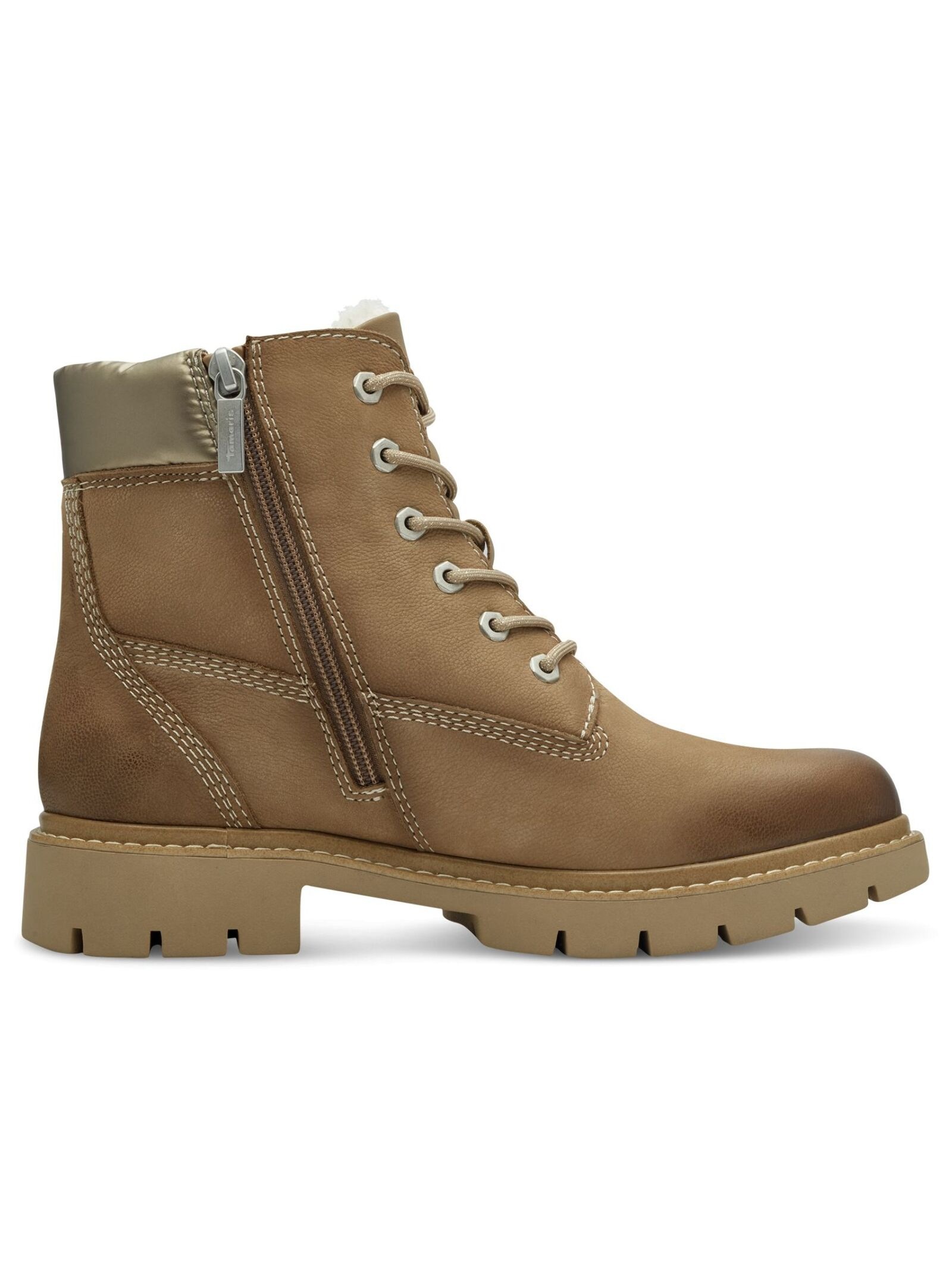 Tamaris Schnürstiefelette »Tamaris Stiefelette Nubukleder/Textil«