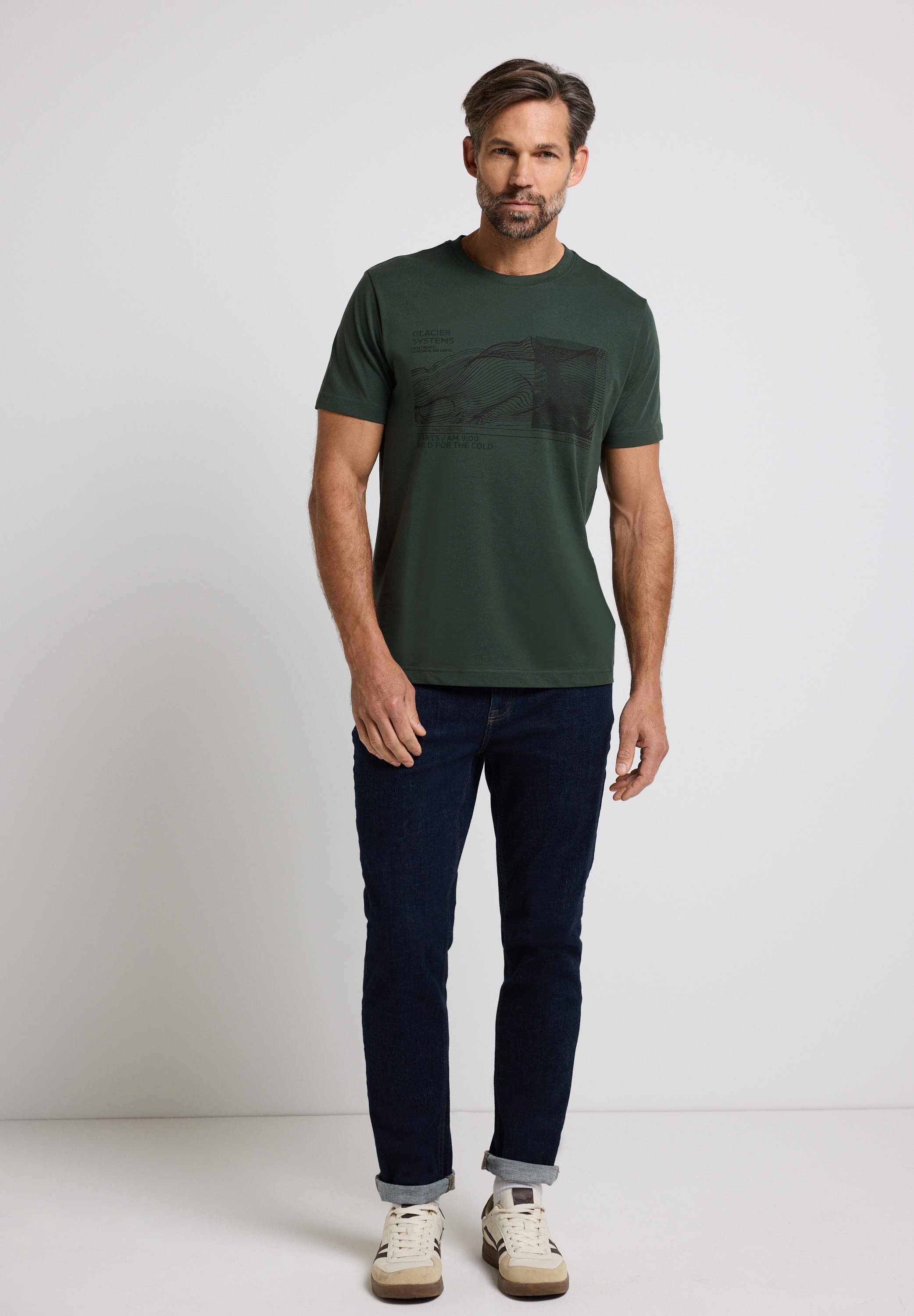 STREET ONE MEN T-Shirt aus reiner Baumwolle