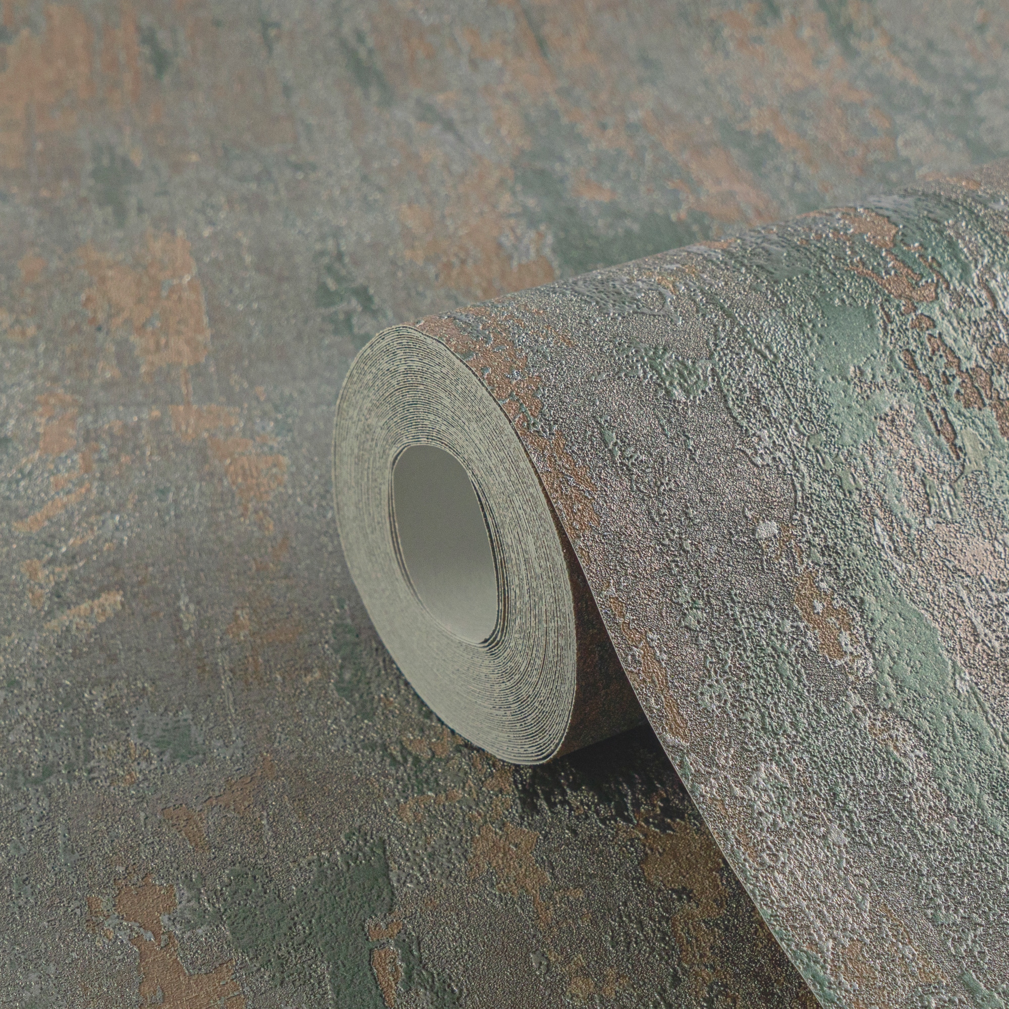 living walls Vliestapete »Il Decoro« einfarbig | uni | unifarben leicht strukturiert Uni Tapete einfarbig Metallic Tapeten Wohnzimmer Schlafzimmer Küche