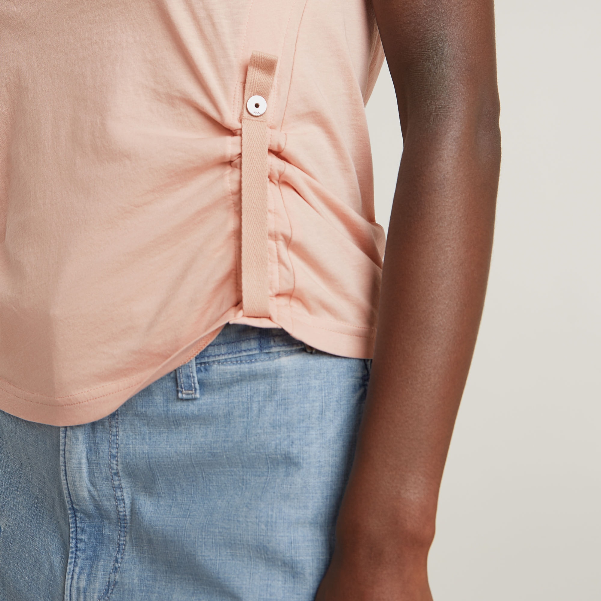 G-STAR T-Shirt »Tops Adjustable Slim«, mit anpassbarer Form