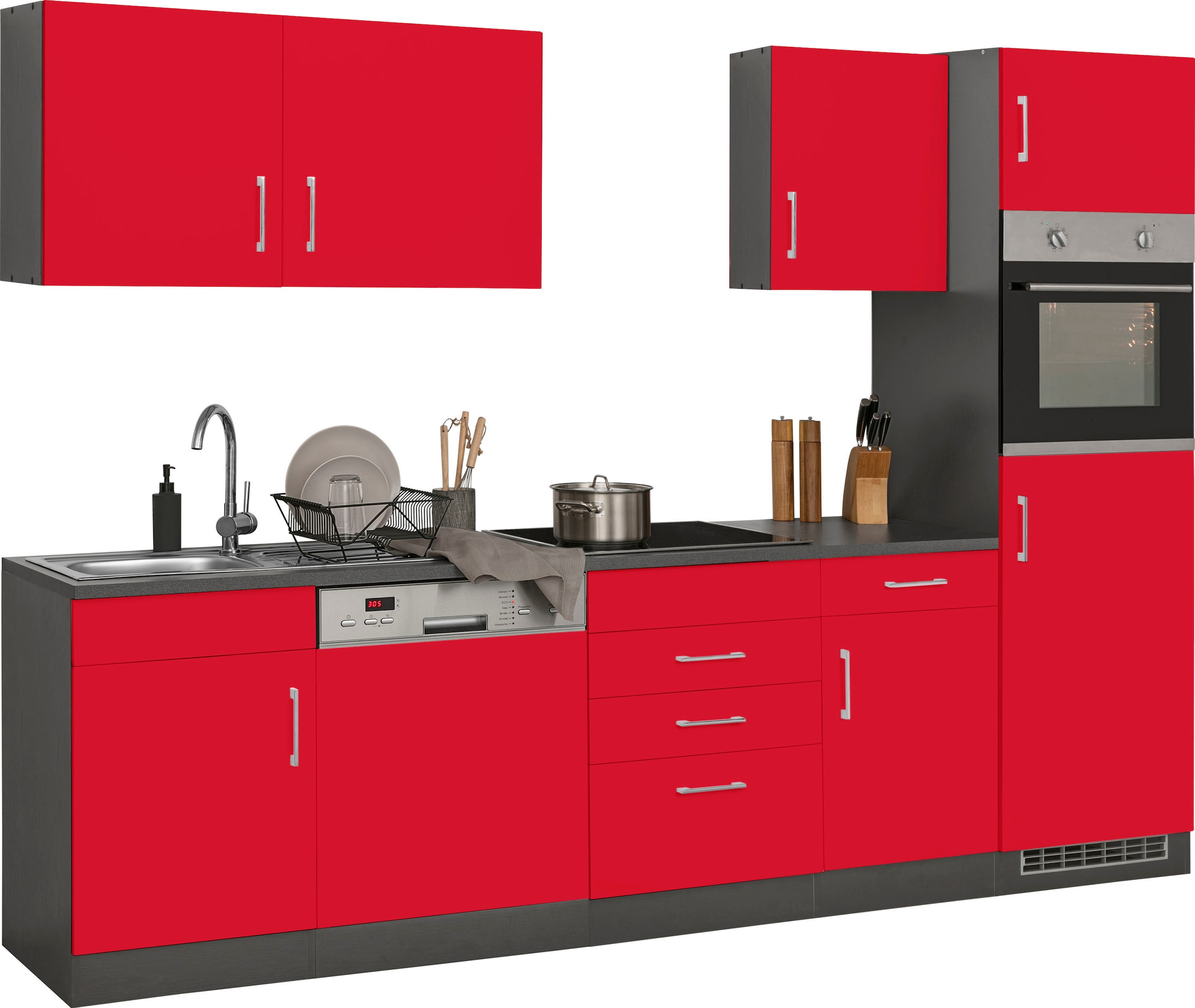 KOCHSTATION Küchenzeile "KS-Paris – Küchen mit einzigartigen Fotomotiven au günstig online kaufen