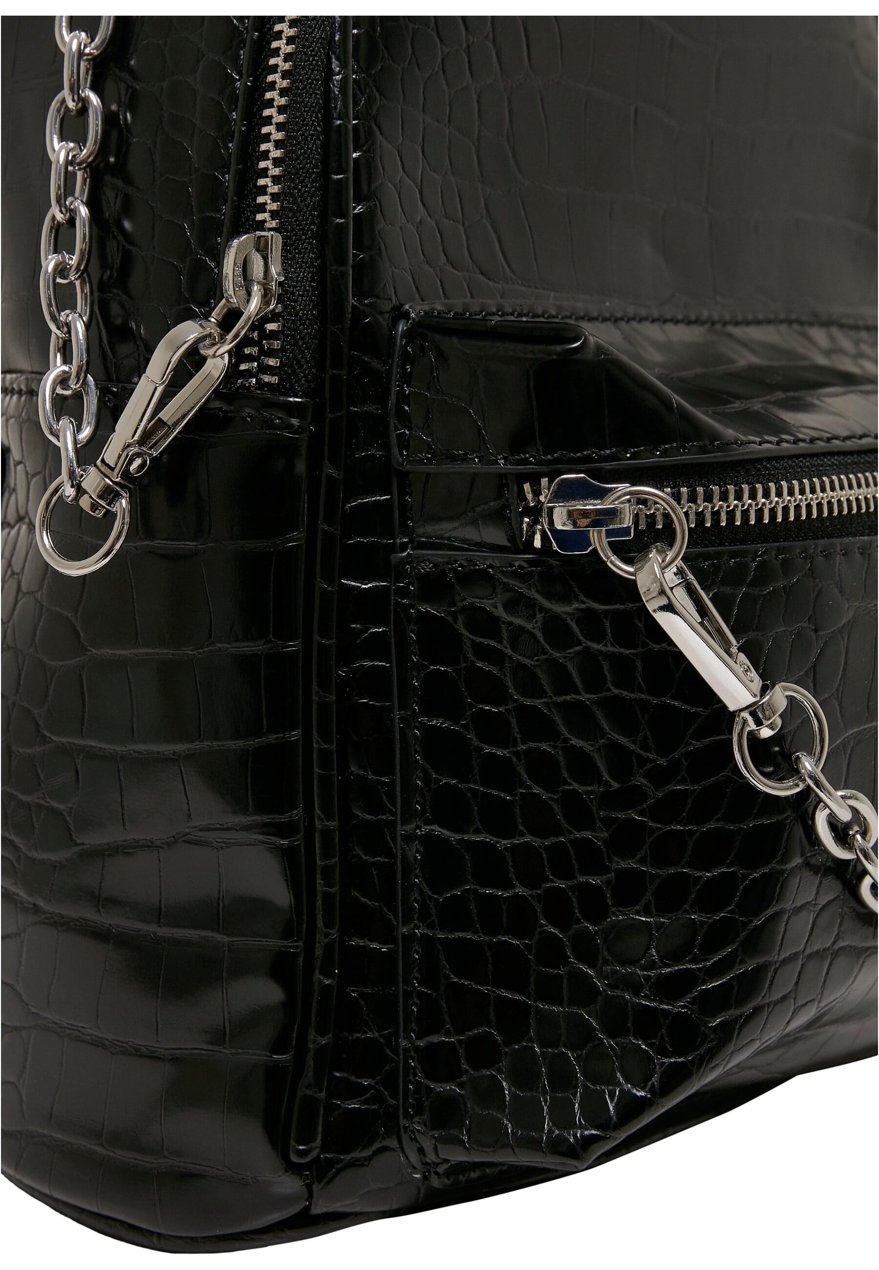 URBAN CLASSICS Rucksack »Urban Classics Unisex Croco Synthetic Leather Backpack«