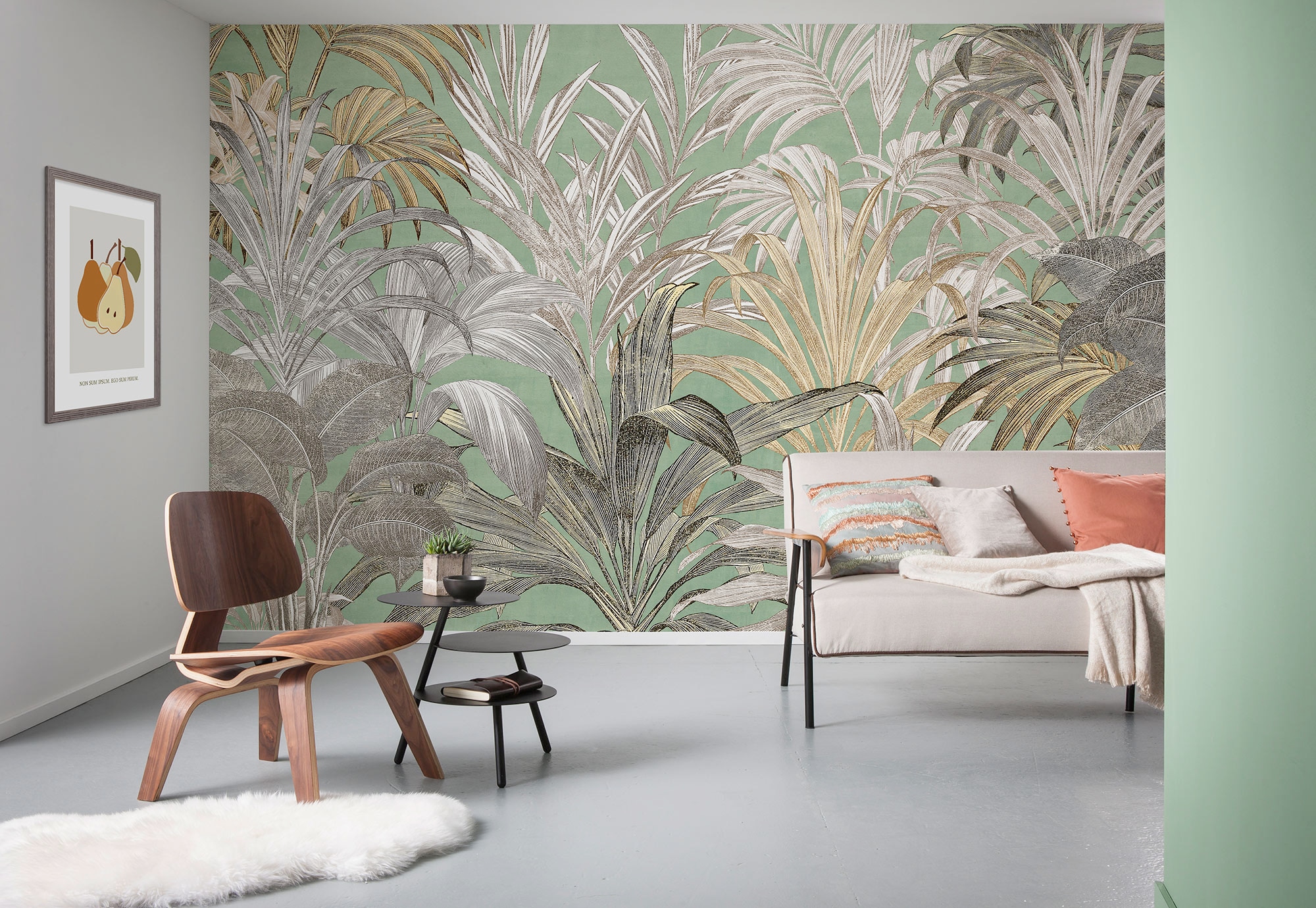Komar Fototapete "Digitaldruck Vlies - Ciao Capri - Größe 400 x 250 cm" bedruckt floral geblümt gemustert tropisch glatt Wohnzimmer, Schlafzimmer