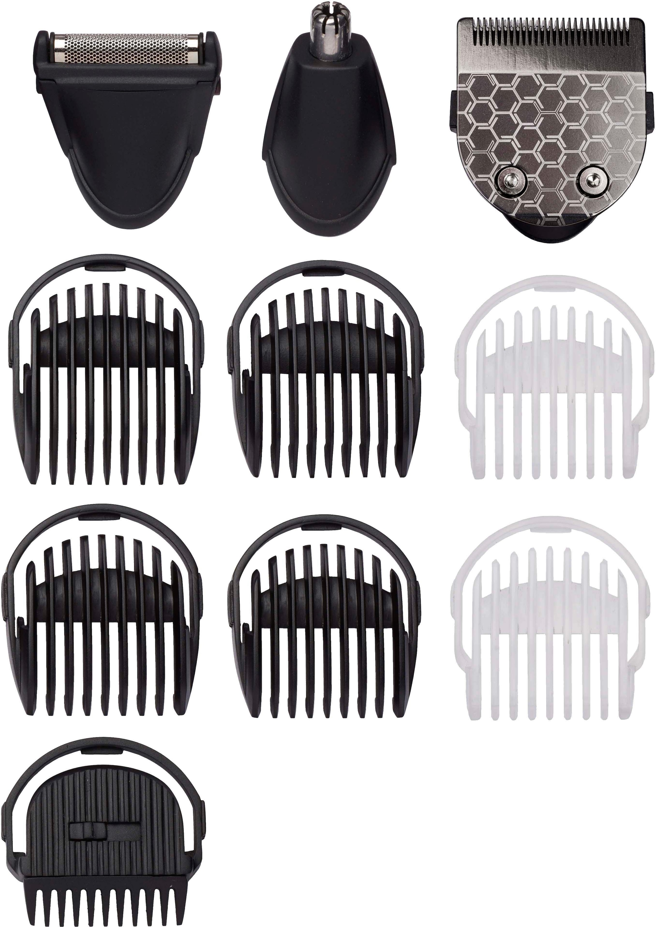 BaByliss Multifunktionstrimmer »MT727E MEN«, 10 Aufsätze, 10-in-1 Carbon  Titanium Multigrooming Set für Gesicht & Körper | BAUR