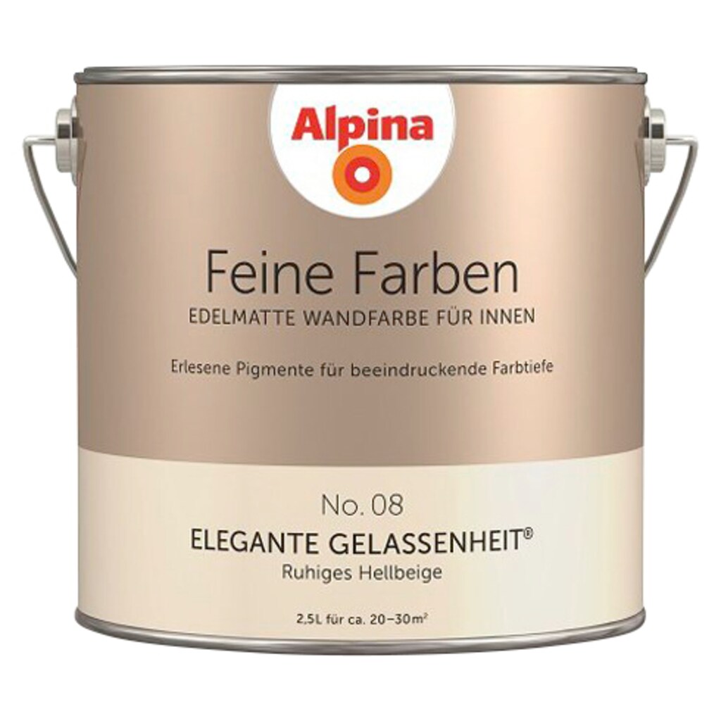 Alpina Wand- und Deckenfarbe »Feine Farben No. 08 Elegante Gelassenheit®«