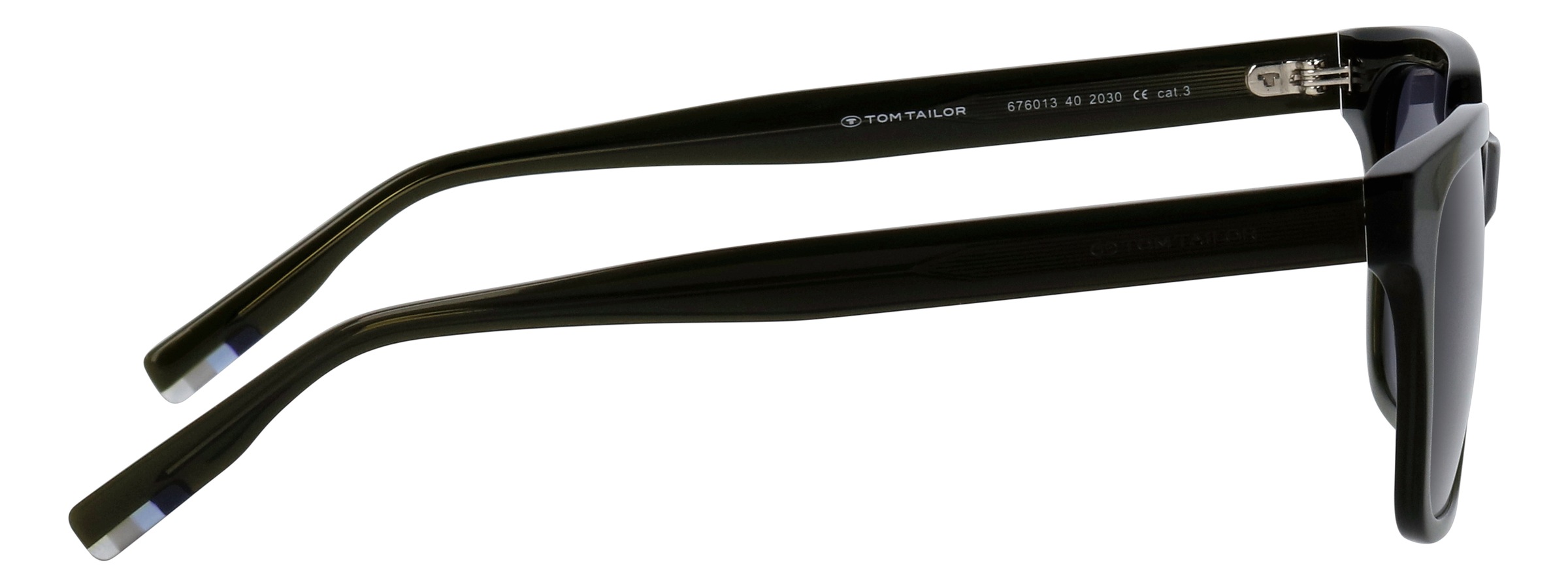 TOM TAILOR Sonnenbrille »Modell 676013« Form Karree/Eckig, Logoschriftzug auf Bügel, Kunststofffassung