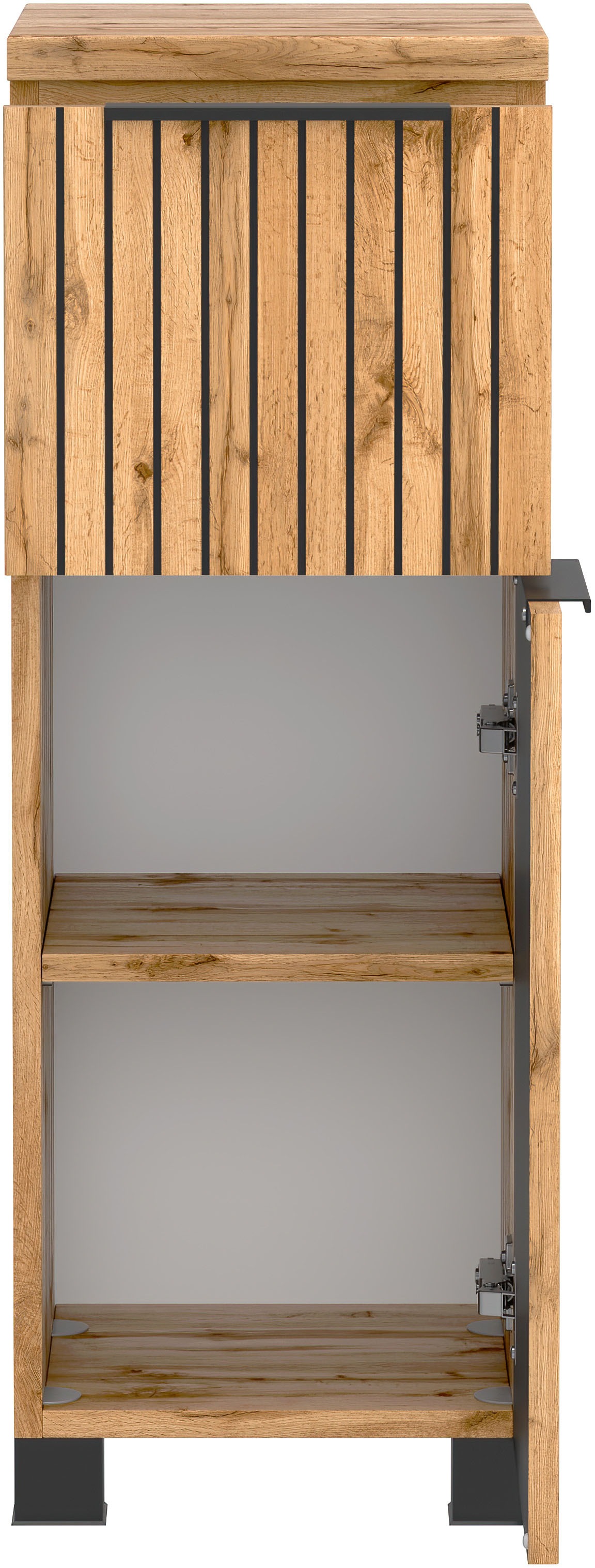 welltime Unterschrank, Welltime, Breite 30 cm, reversibel, 1 Tür, 1 Auszug