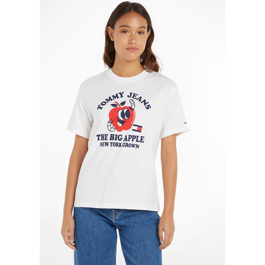 Tommy Jeans T-Shirt »TJW REG HOMEGROWN 4 SS« mit großflächigem Logodruck