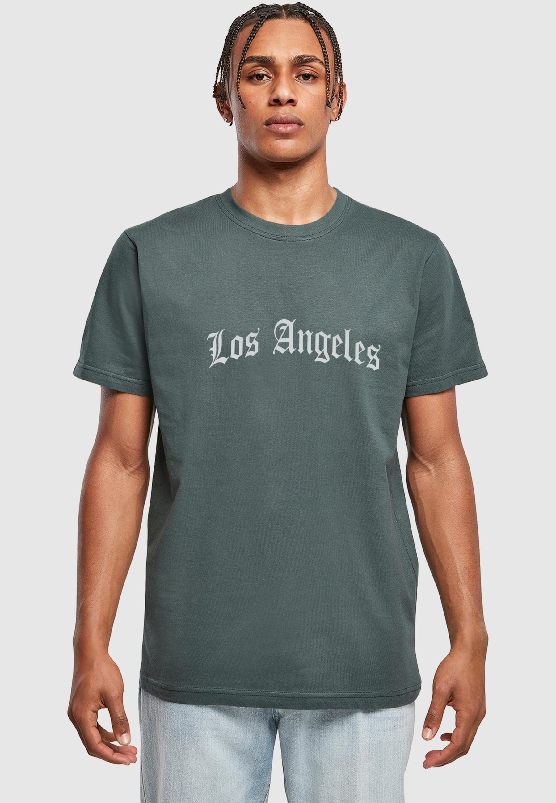 Thumbnail - MisterTee T-Shirt "MisterTee Herren Los Angeles Wording Tee", (1 tlg.)