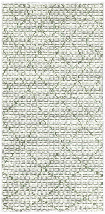 Carpet City Outdoorteppich »PALM3526« rechteckig 5 mm Höhe Wetterfest & UV-beständig, für Balkon, Terrasse, Küche, flach gewebt