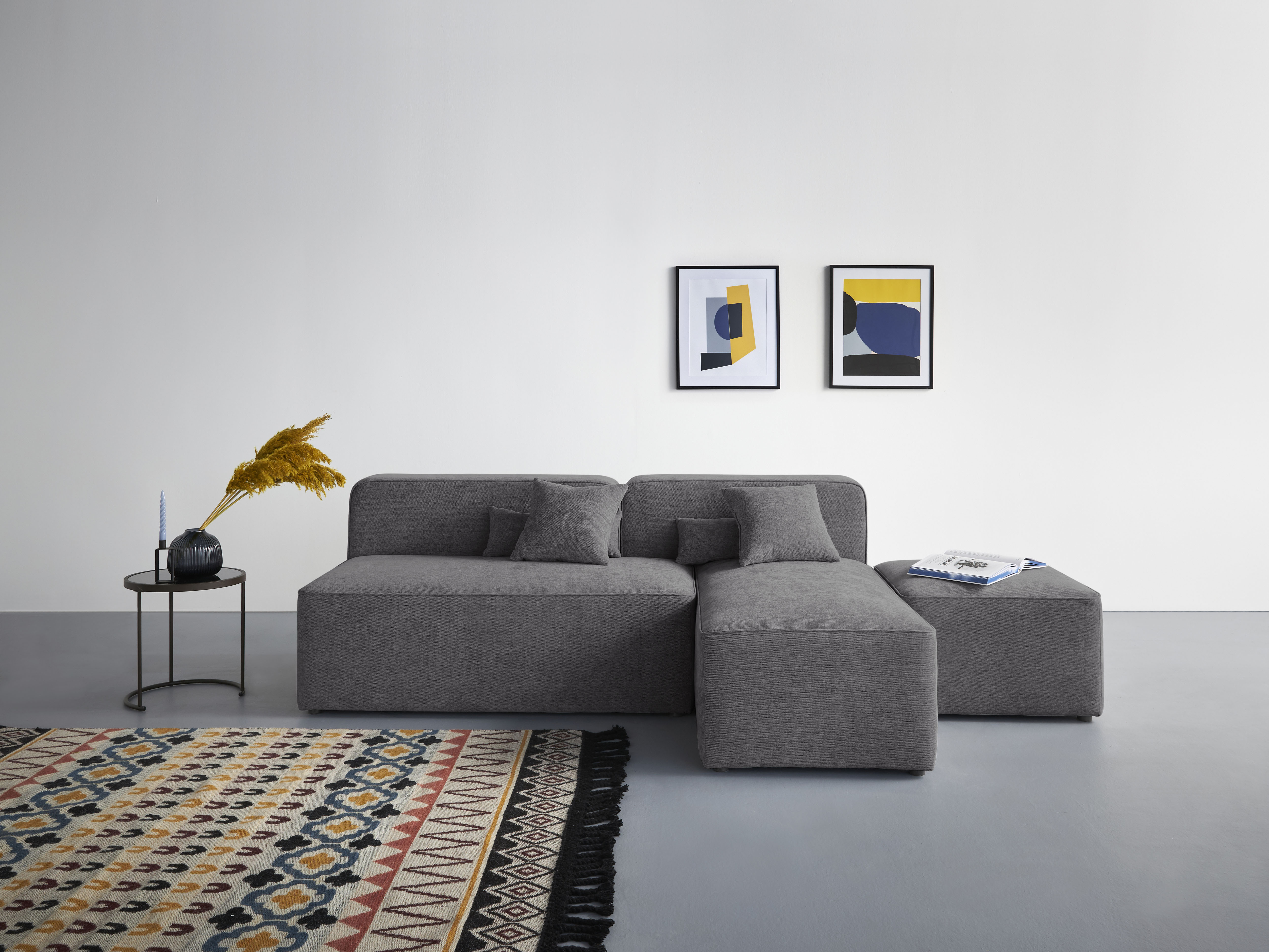 Home affaire Ecksofa "Sundstrup L-Form" Modulserie, individuelle Zusammenstellung