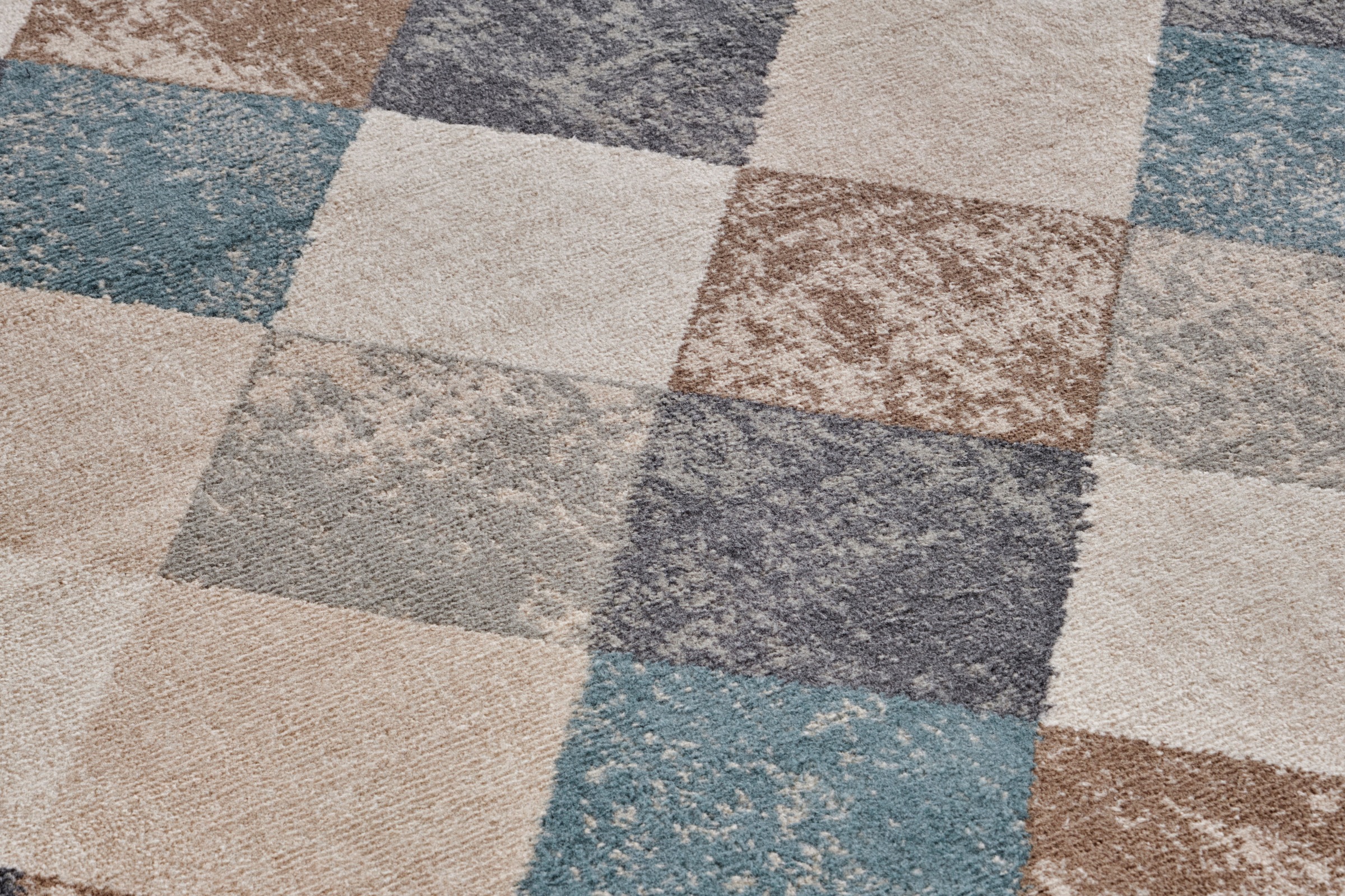 HANSE Home Teppich »Bakke«, rechteckig, 8 mm Höhe, Kurzflor, Läufer, Rauten-Muster, Wohnzimmer, Schlafzimmer, Esszimmer