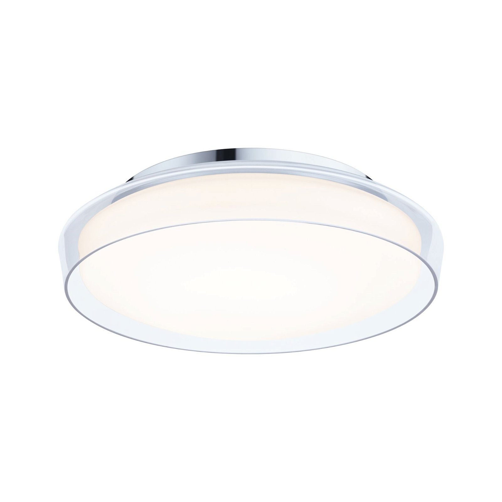 Paulmann LED Deckenleuchte »Selection Bathroom Luena IP44 16,5W 3000K Chrom 230V Glas/Metall«, 1 flammig-flammig