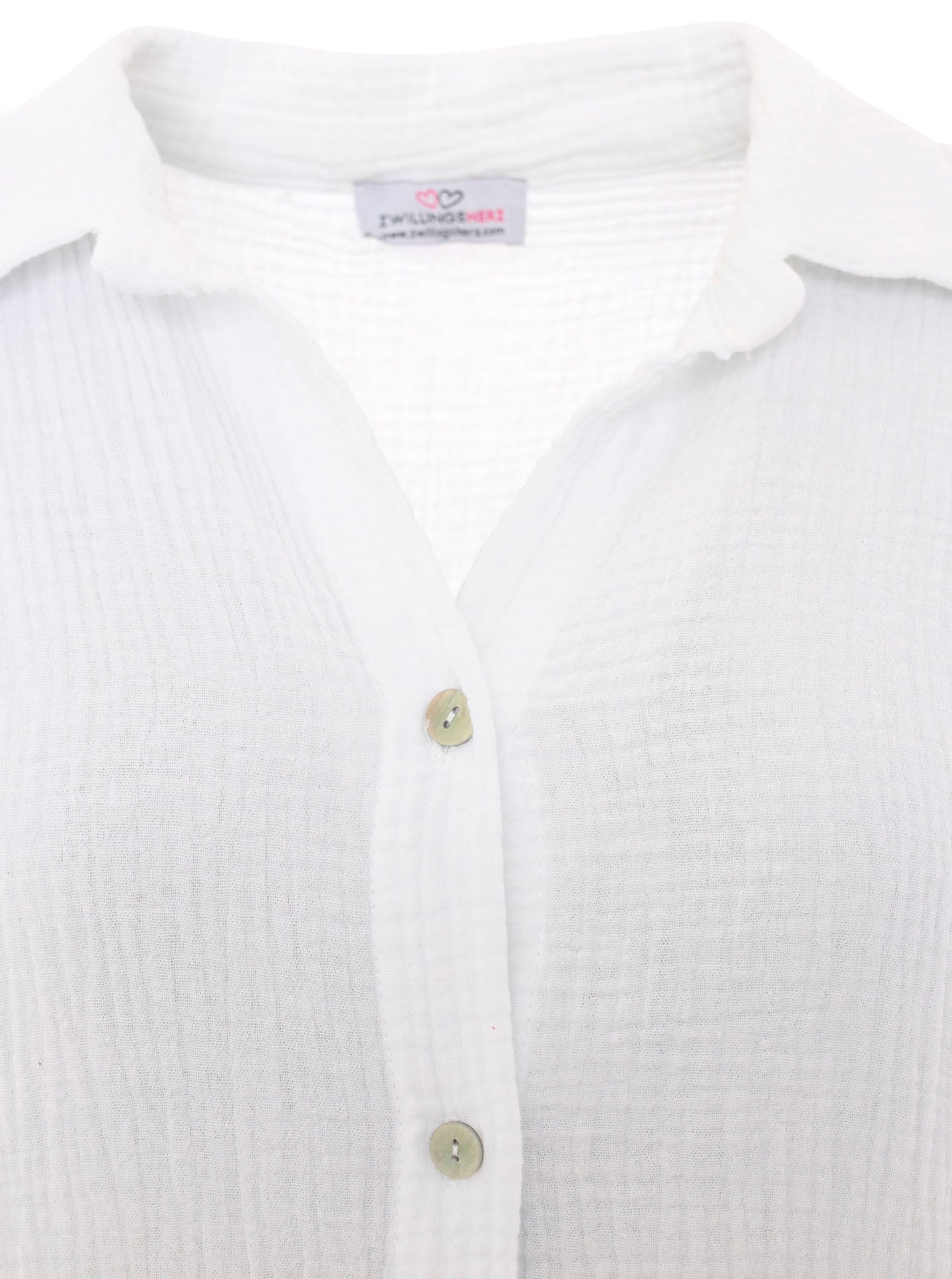 Zwillingsherz Shirtbluse »"Rebecca"«, mit Knopfleiste