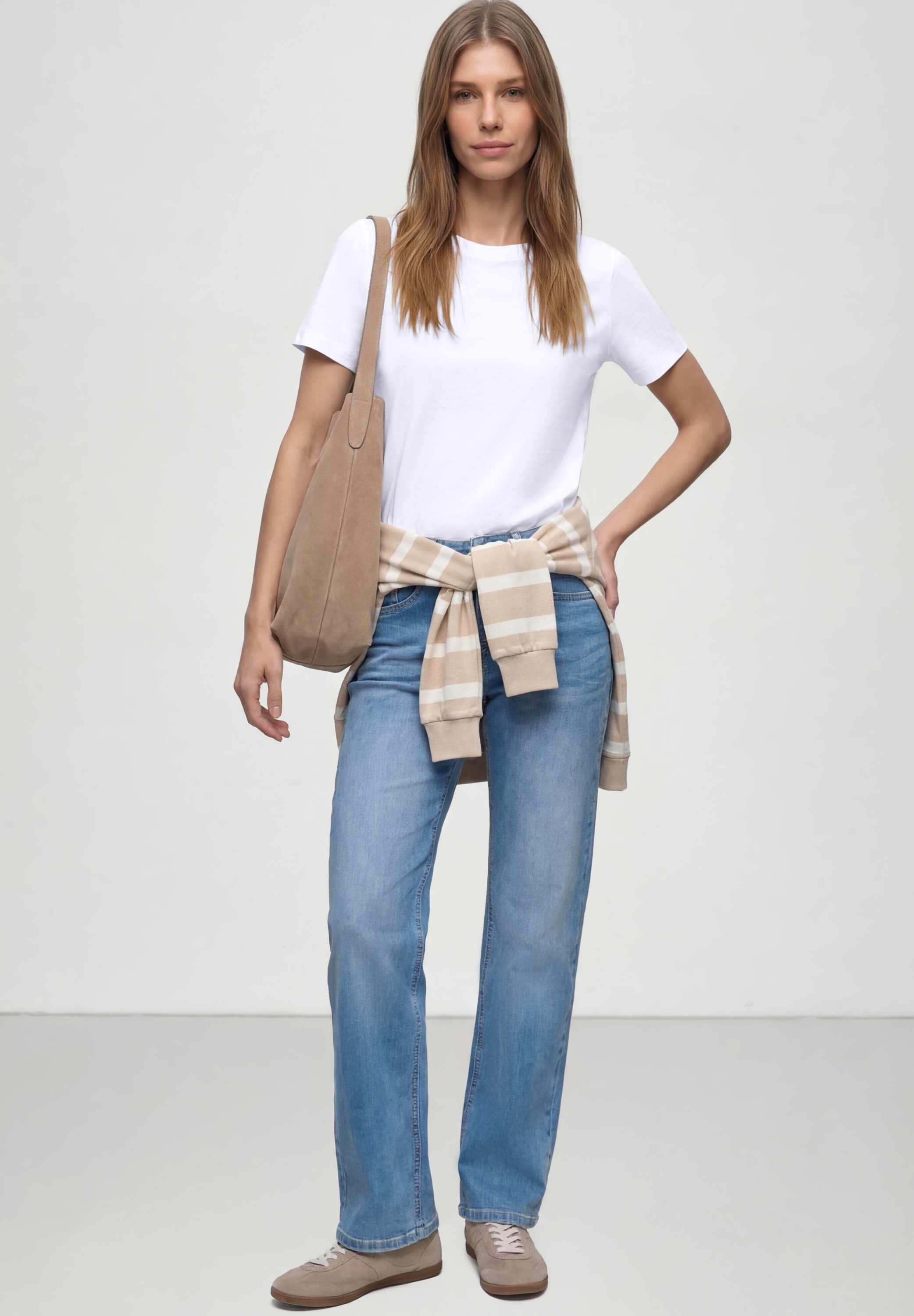 STREET ONE T-Shirt in Unifarbe