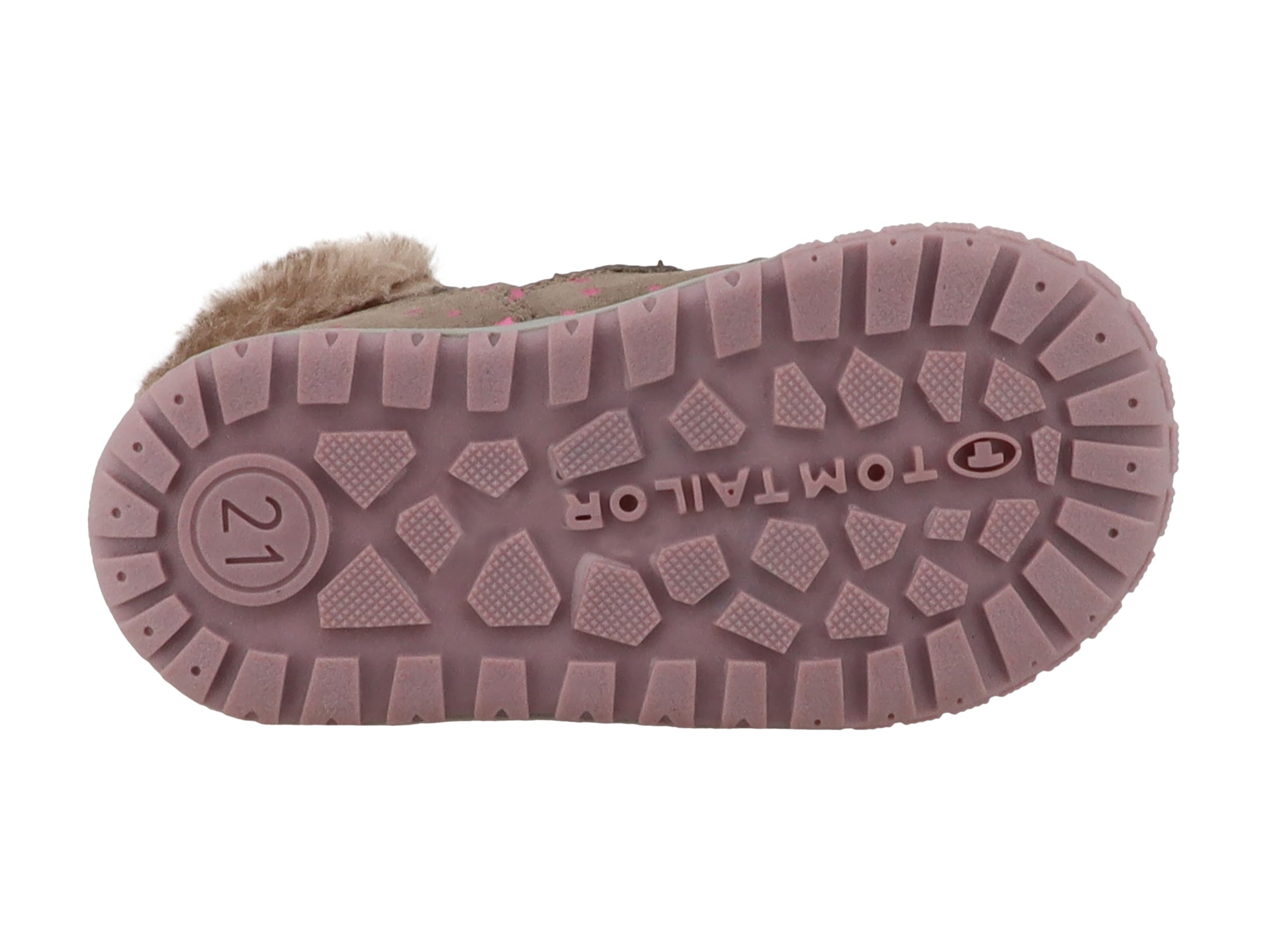TOM TAILOR Winterboots  Klettboots, Snowboots mit glänzenden Herzchen und Sternchen