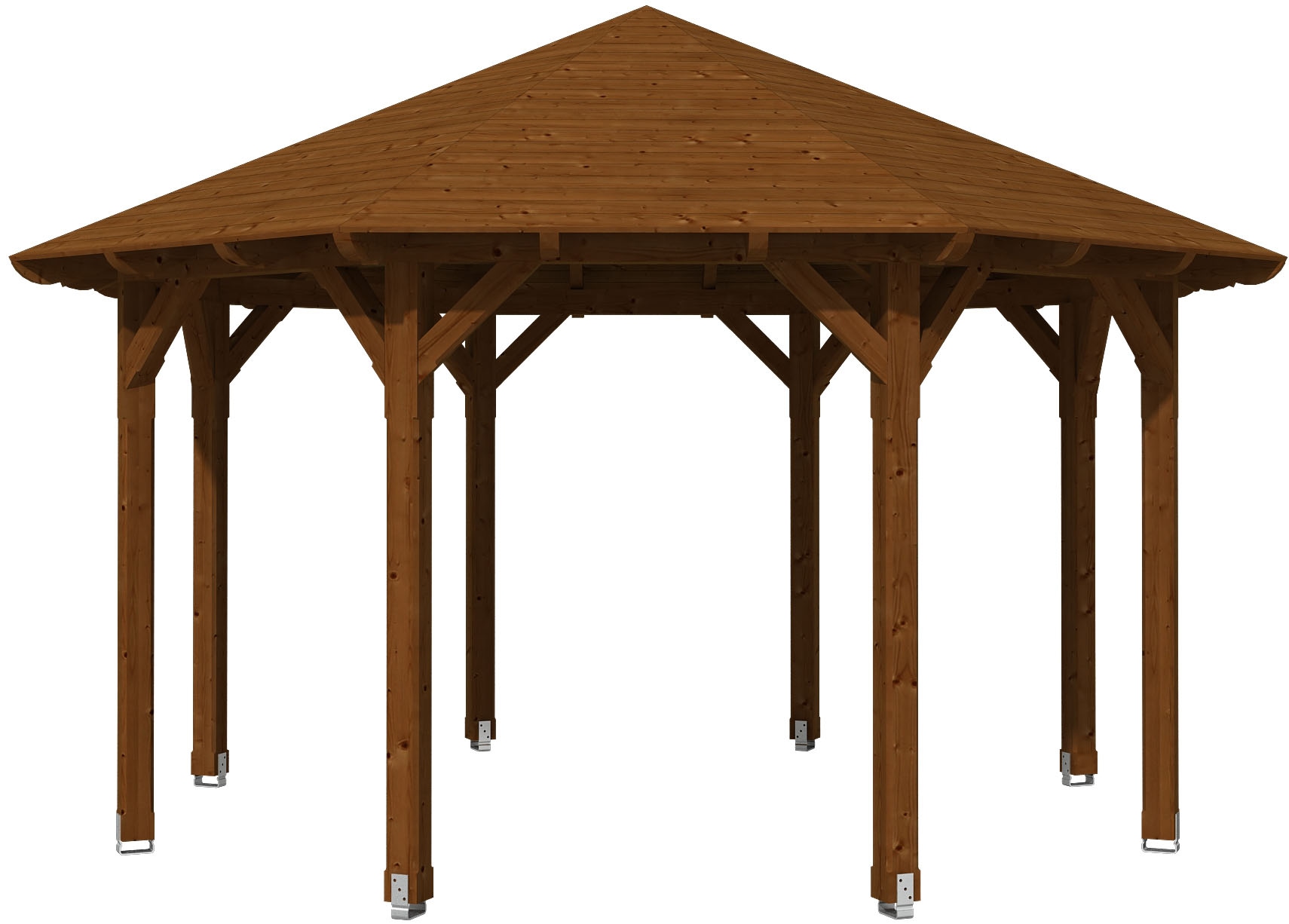 Holzpavillon »Lyon 2«, Douglasie, 399 x 399 cm