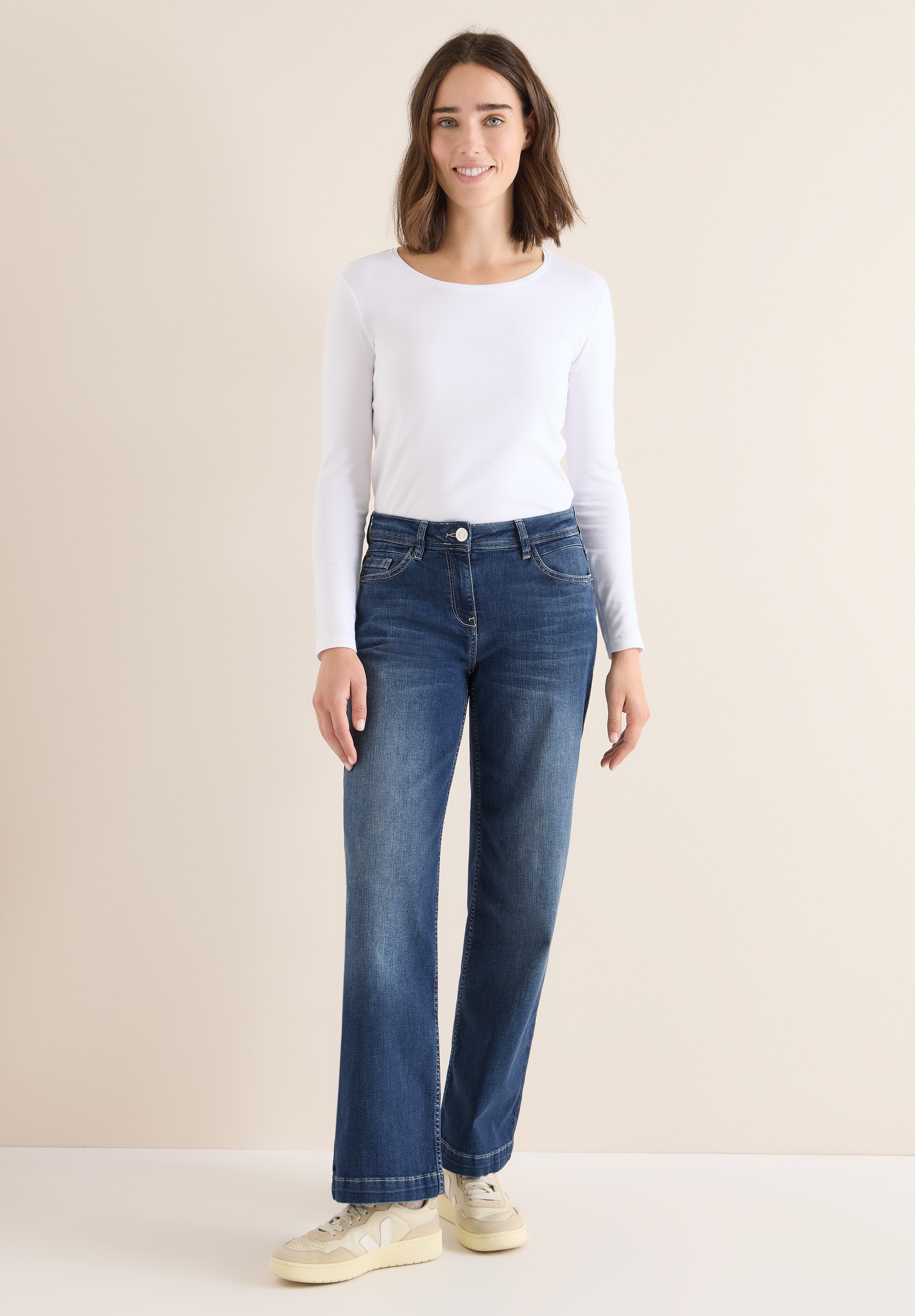 Cecil Straight-Jeans 5-Pocket-Style