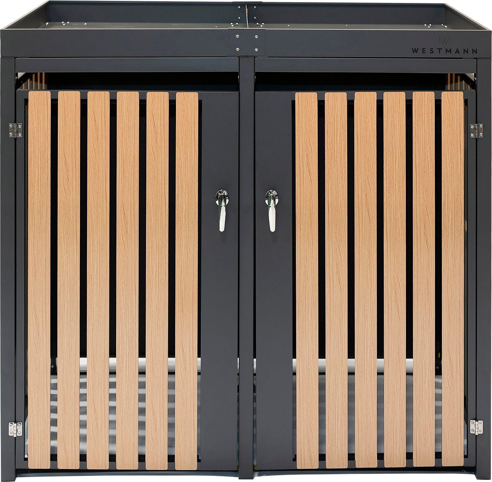 WESTMANN Mülltonnenbox »WMHHWTC-62«, für 2x240 l, BxTxH: 134x84x125 cm