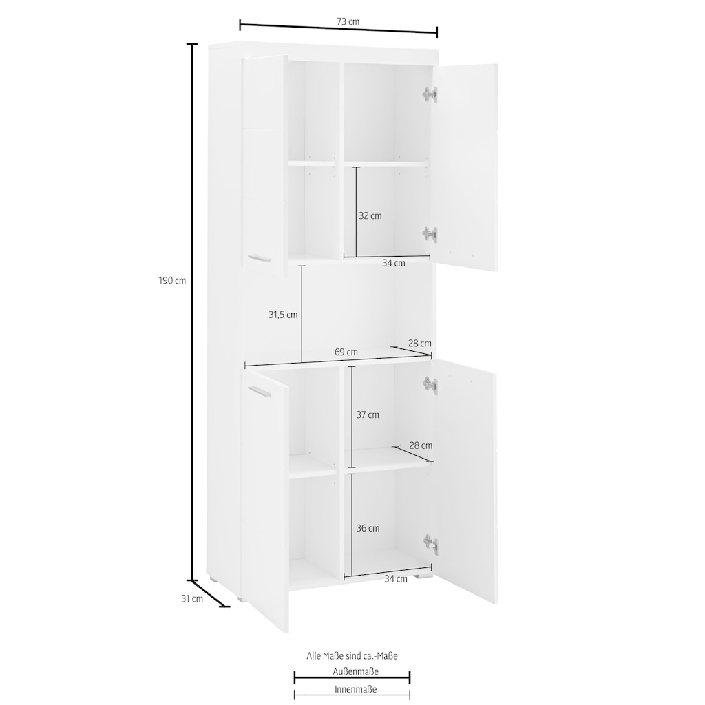 INOSIGN Hochschrank »Avena«