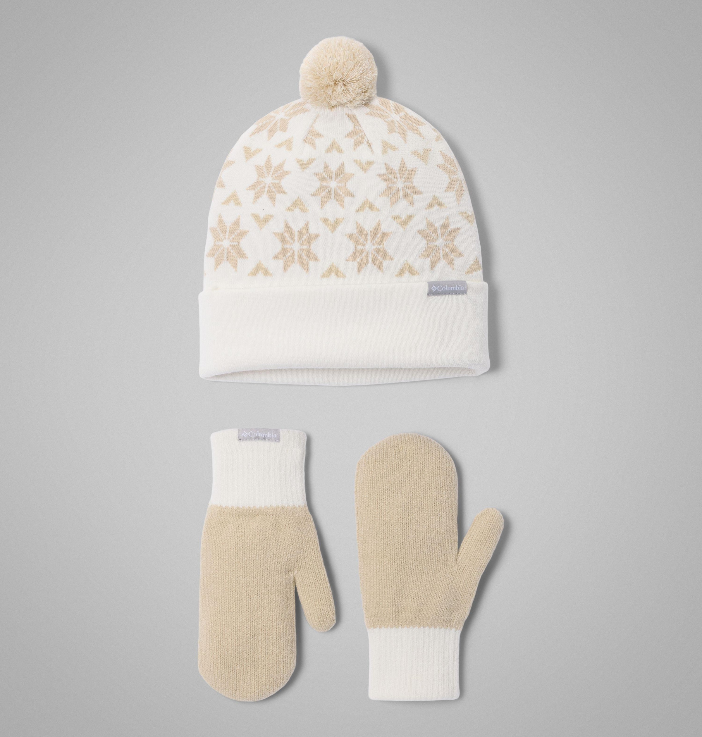 Columbia Beanie "Snowflake Beanie and Mitten Set" 2 Stk. 2-teiliges Set mit Beanie und Fäustlingen, sportlicher Stil