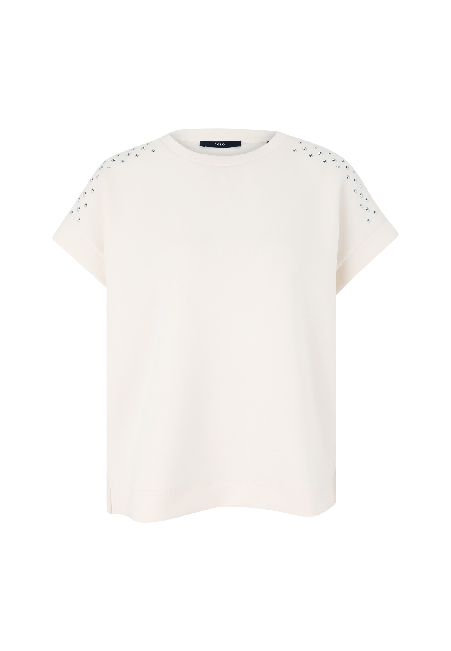 Zero Sweatjacke »zero Damen Sweatshirt mit Nieten«, weiteres Detail