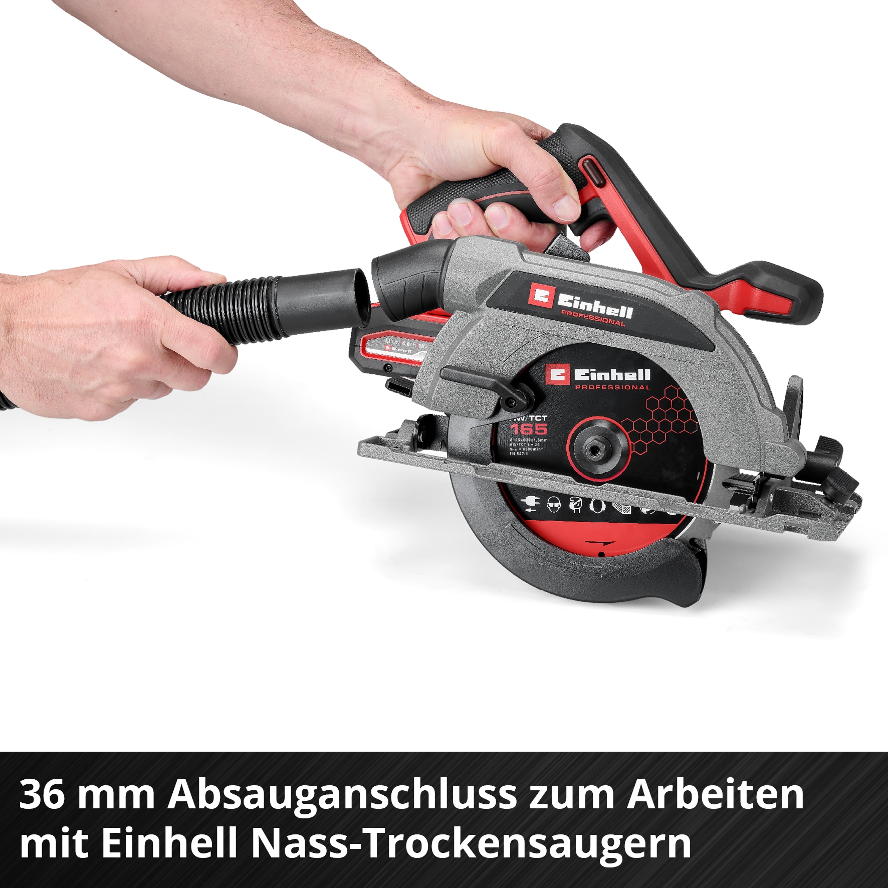 Einhell Akku-Handkreissäge »TP-CS 18/165 Li BL - Solo«, ohne Akku und Ladegerät