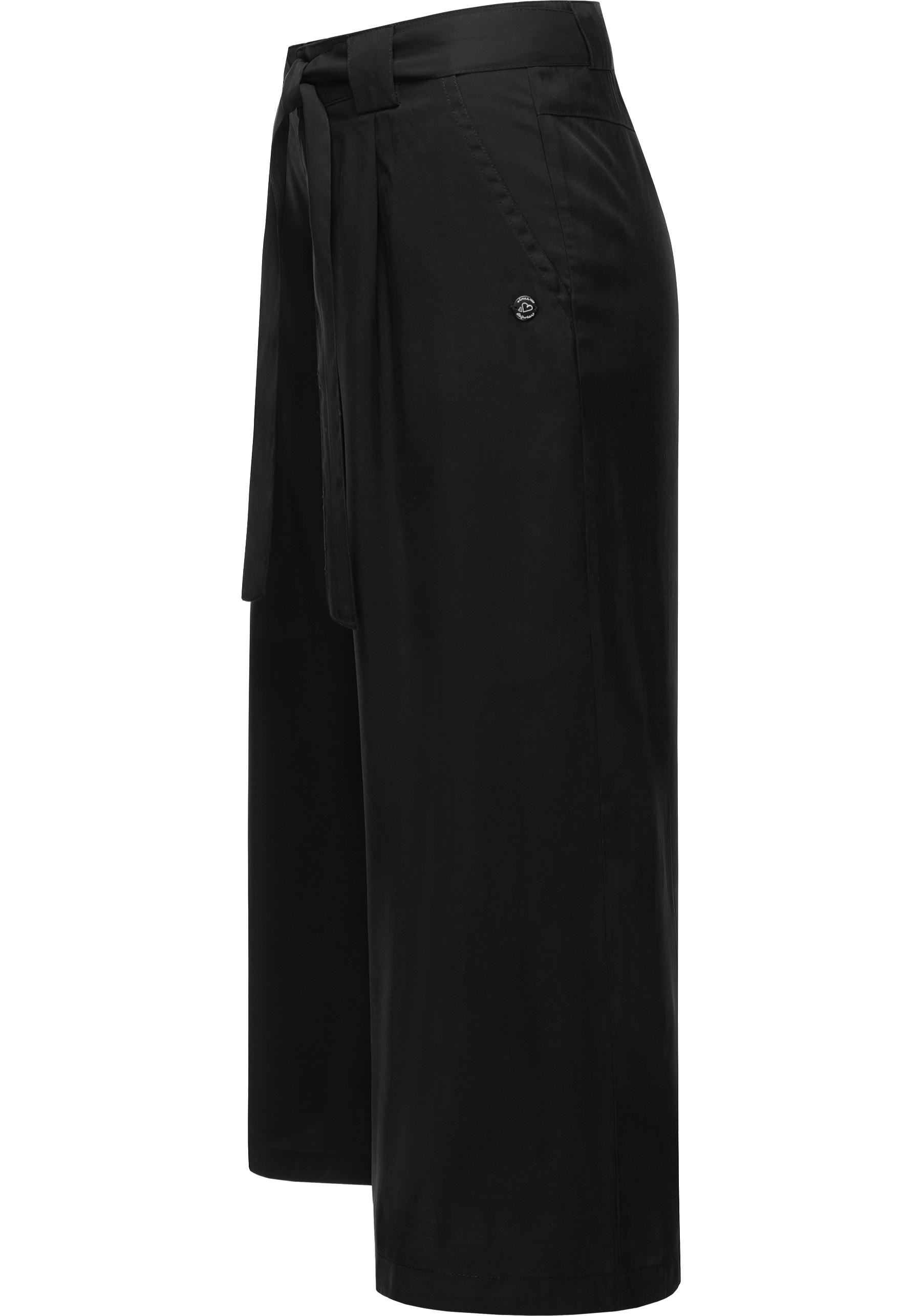 Ragwear Stoffhose »Yarai«, Stylische Culotte Hose mit Gürtel