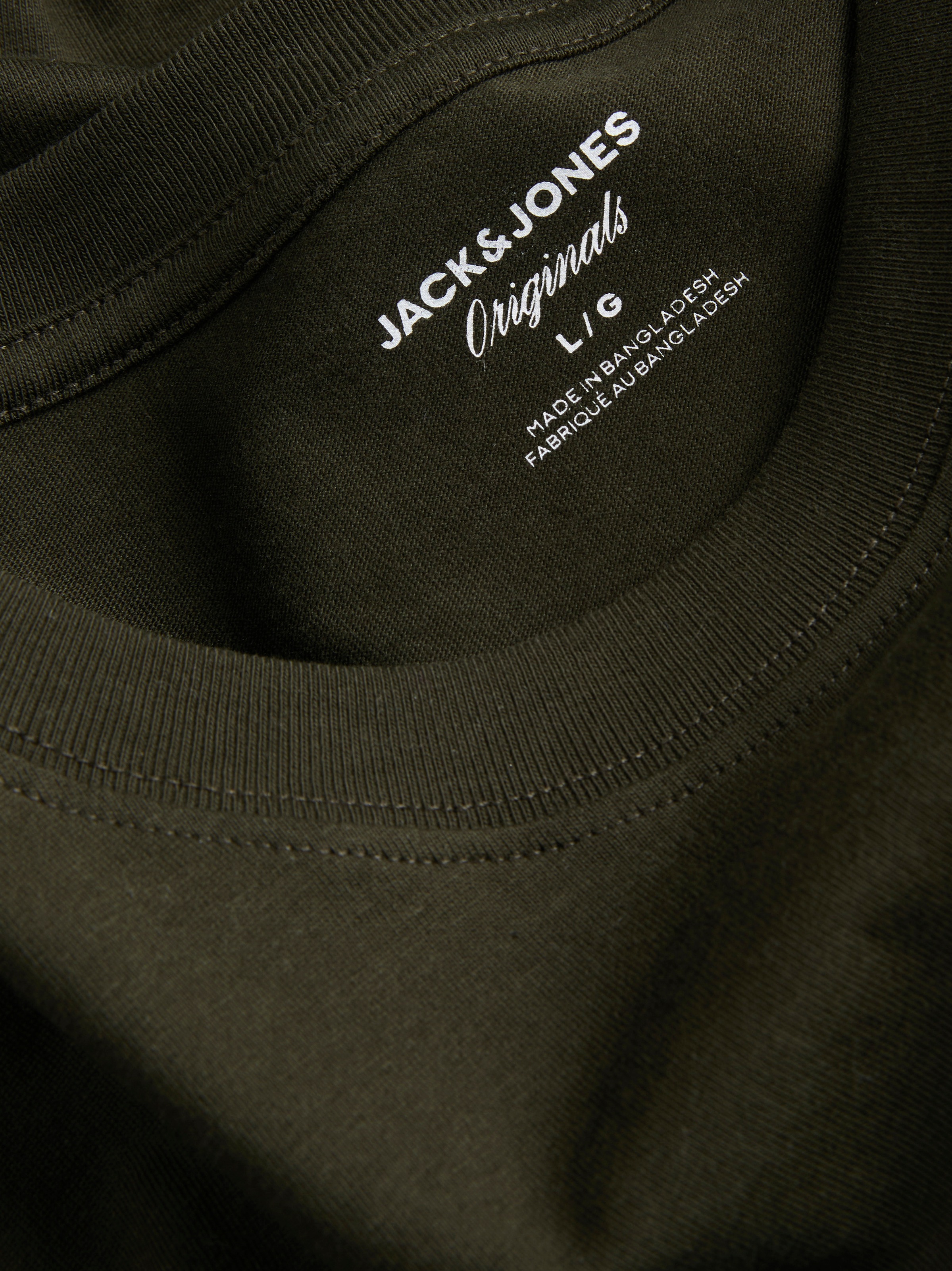 Jack & Jones PlusSize Rundhalsshirt »JORFREDERIKSBERG COLORFULL FRONT TEE PLS« Baumwolle, locker geschnitten
