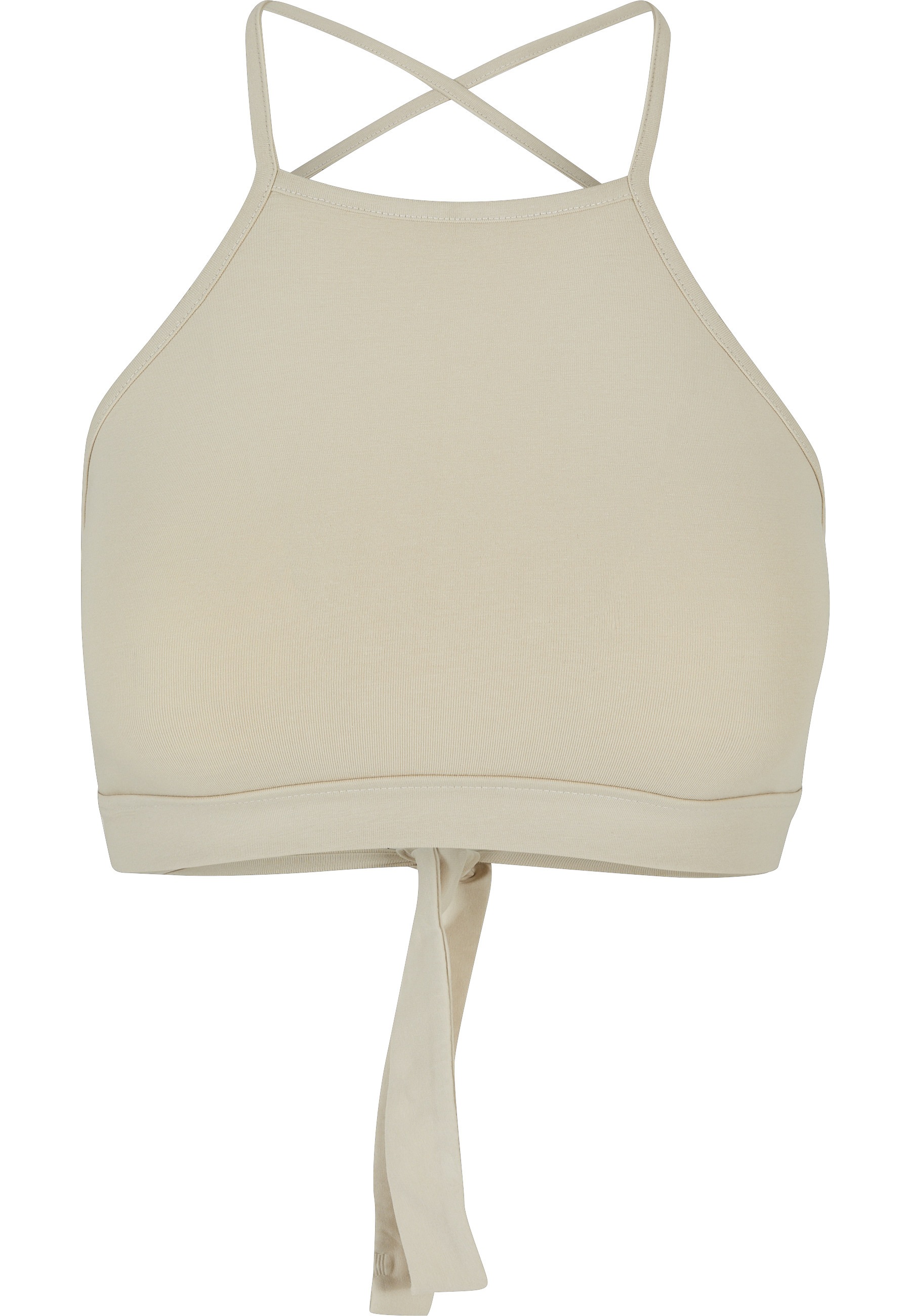 URBAN CLASSICS Tanktop »Urban Classics Damen Ladies Triangle Top« 1 Stk.