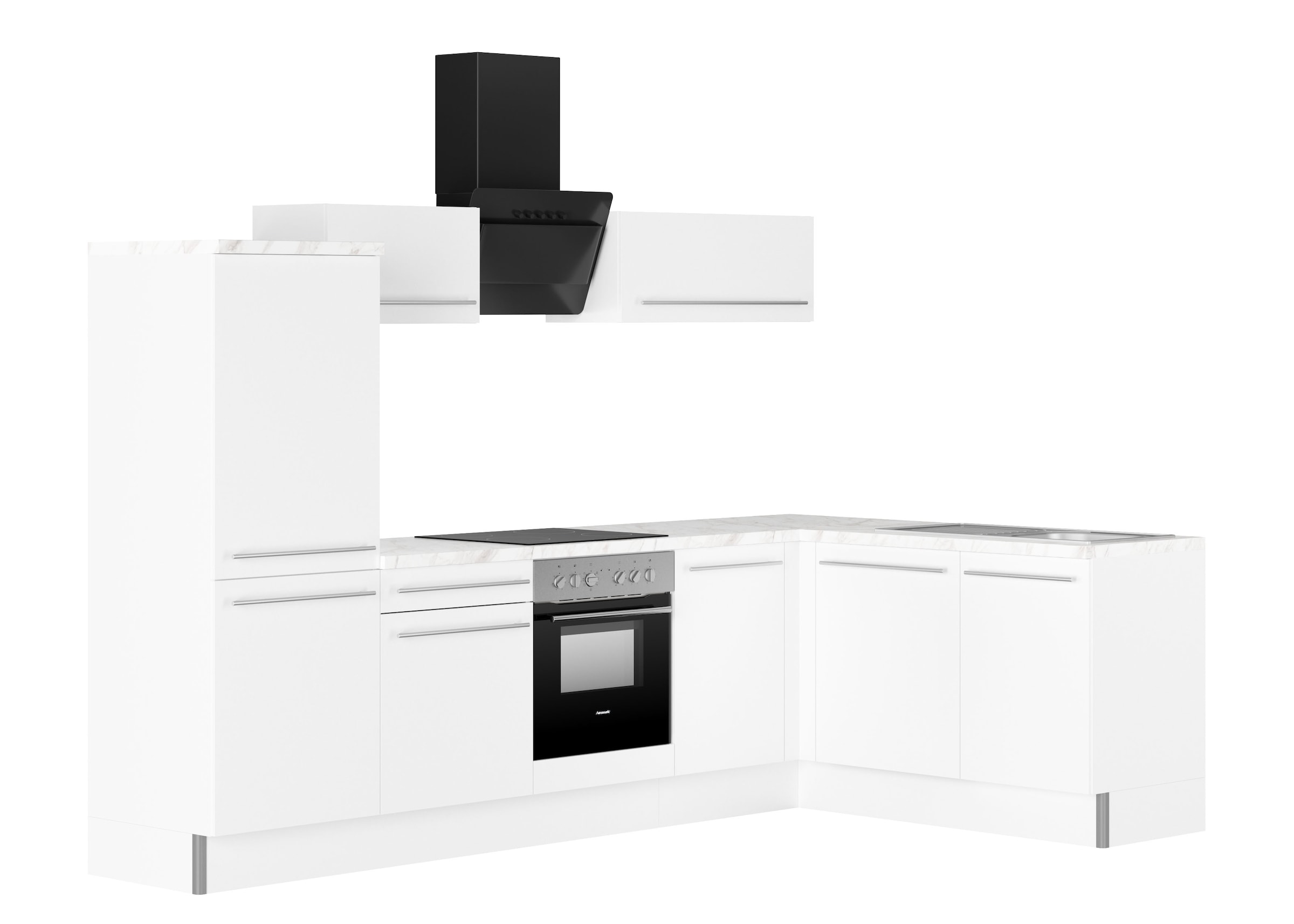 KOCHSTATION Küche "KS-Bern2", Stellmaße 295 x 175 cm, wahlweise mit E-Gerät günstig online kaufen