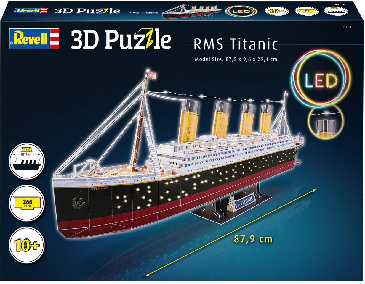 Revell® 3D-Puzzle »RMS Titanic LED«