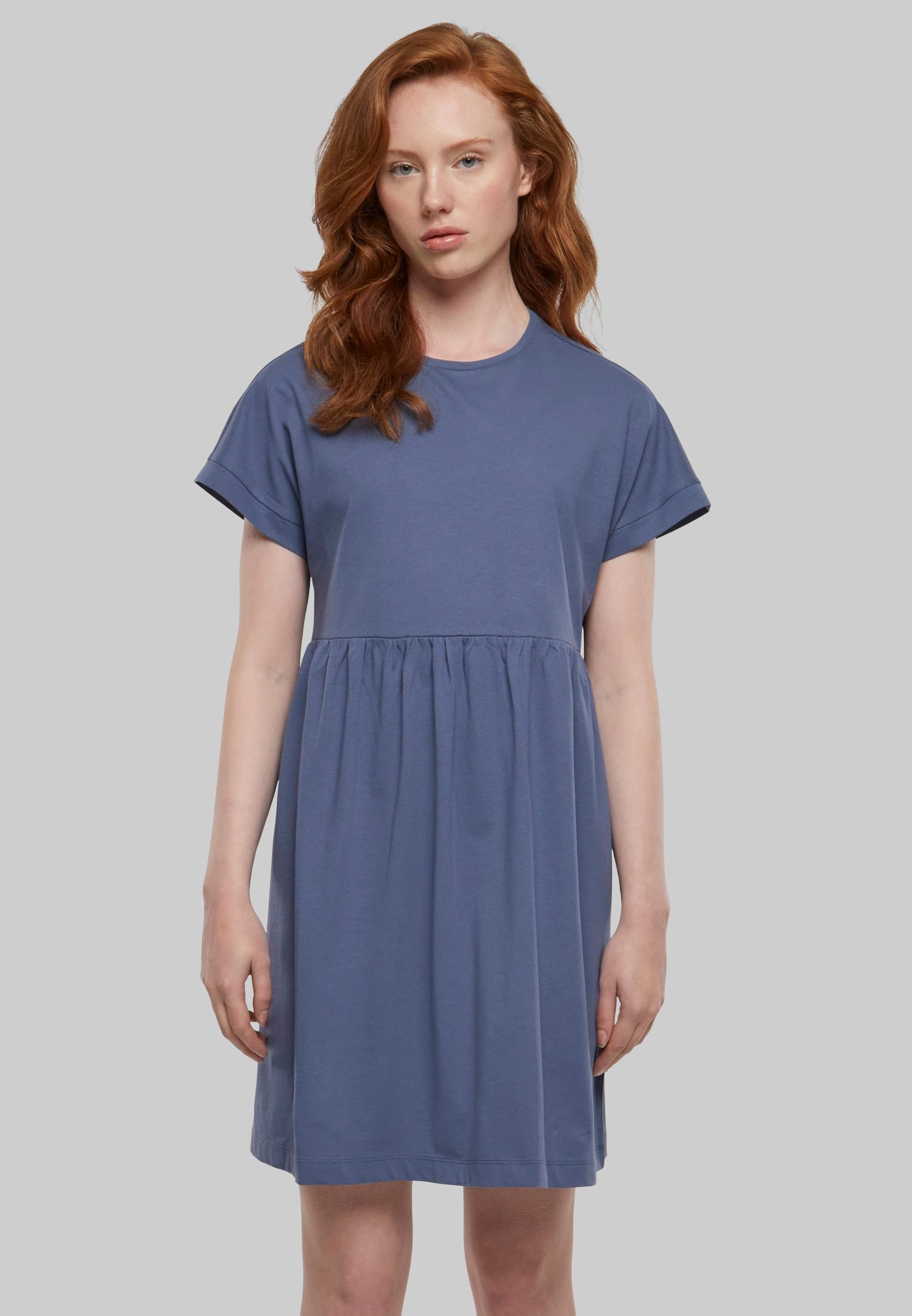 URBAN CLASSICS Shirtkleid »Urban Classics Damen Ladies Organic Empire Valance Tee Dress«, (1 tlg.)