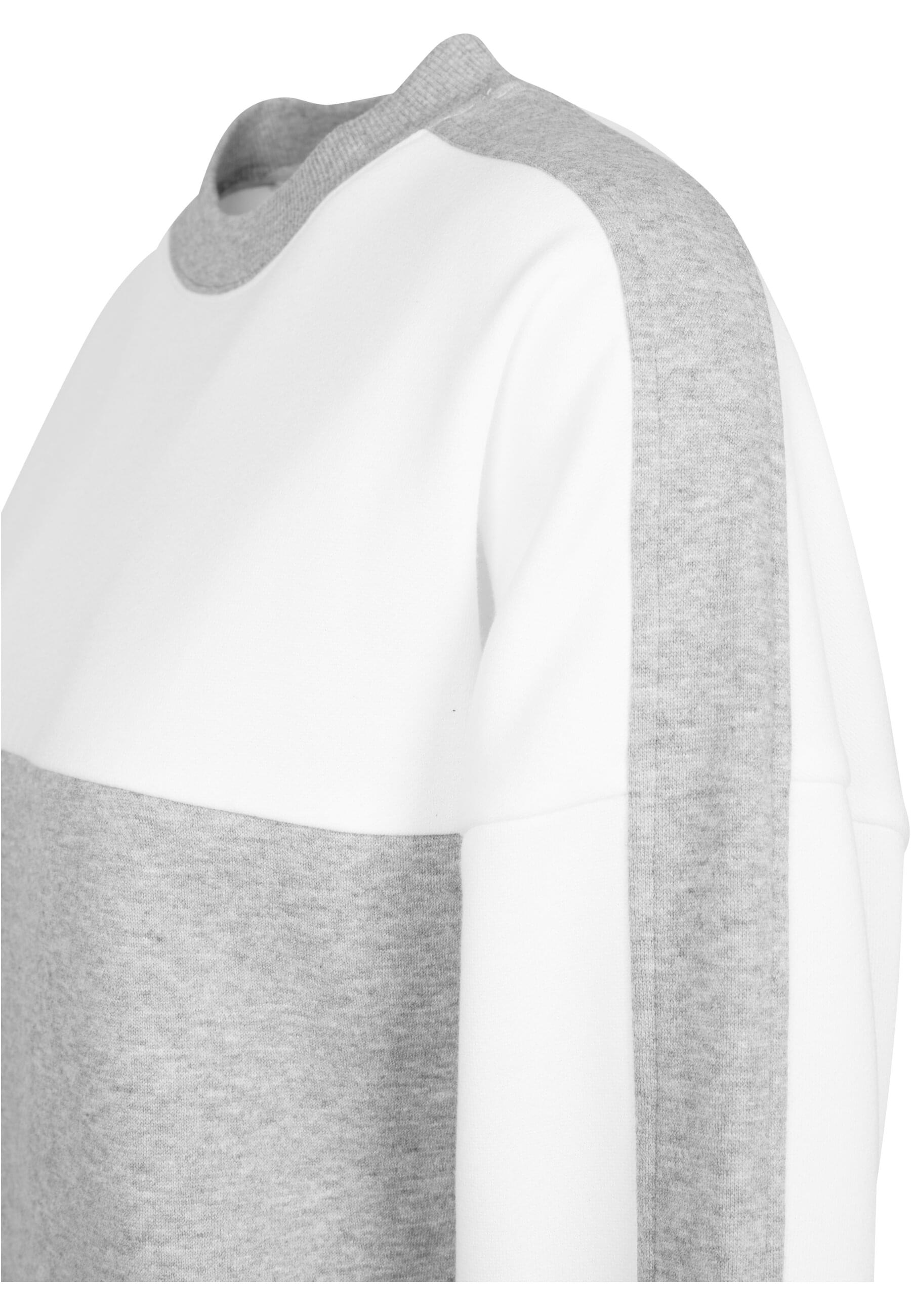 URBAN CLASSICS Sweatshirt »Urban Classics Damen Ladies Oversize 2-Tone Stripe Crew«, (1 tlg.)