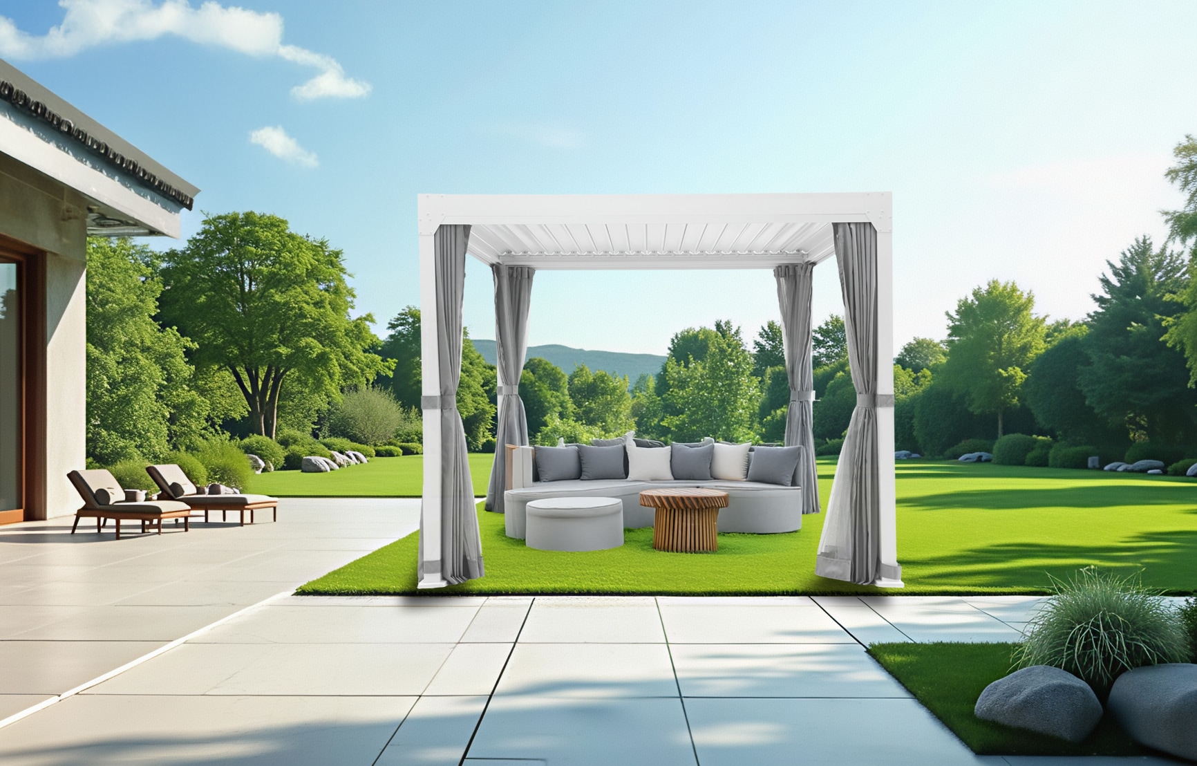 KONIFERA Pavillon "Palma", Pergola, mit Lamellendach günstig online kaufen