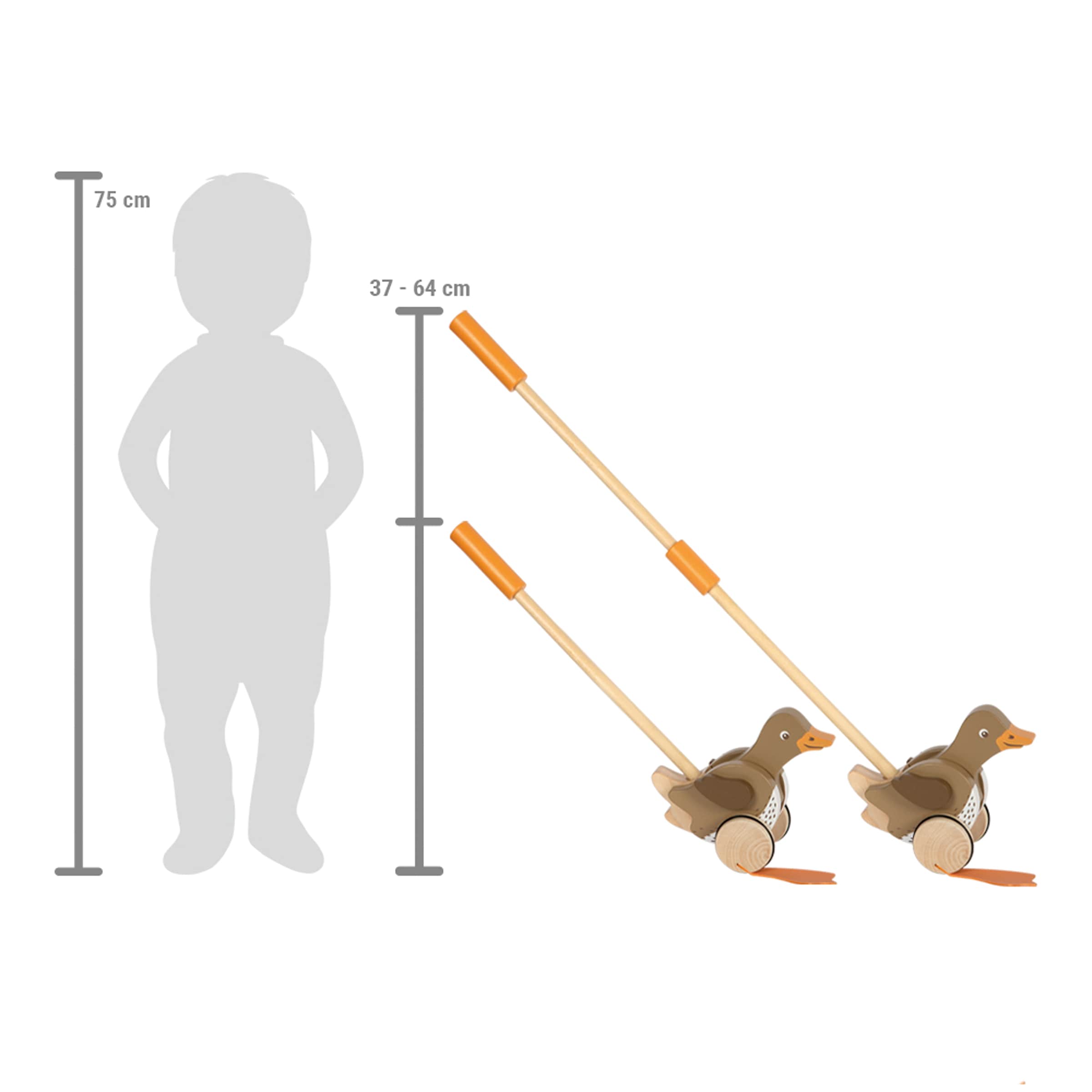Small Foot Schiebestab »Ente«