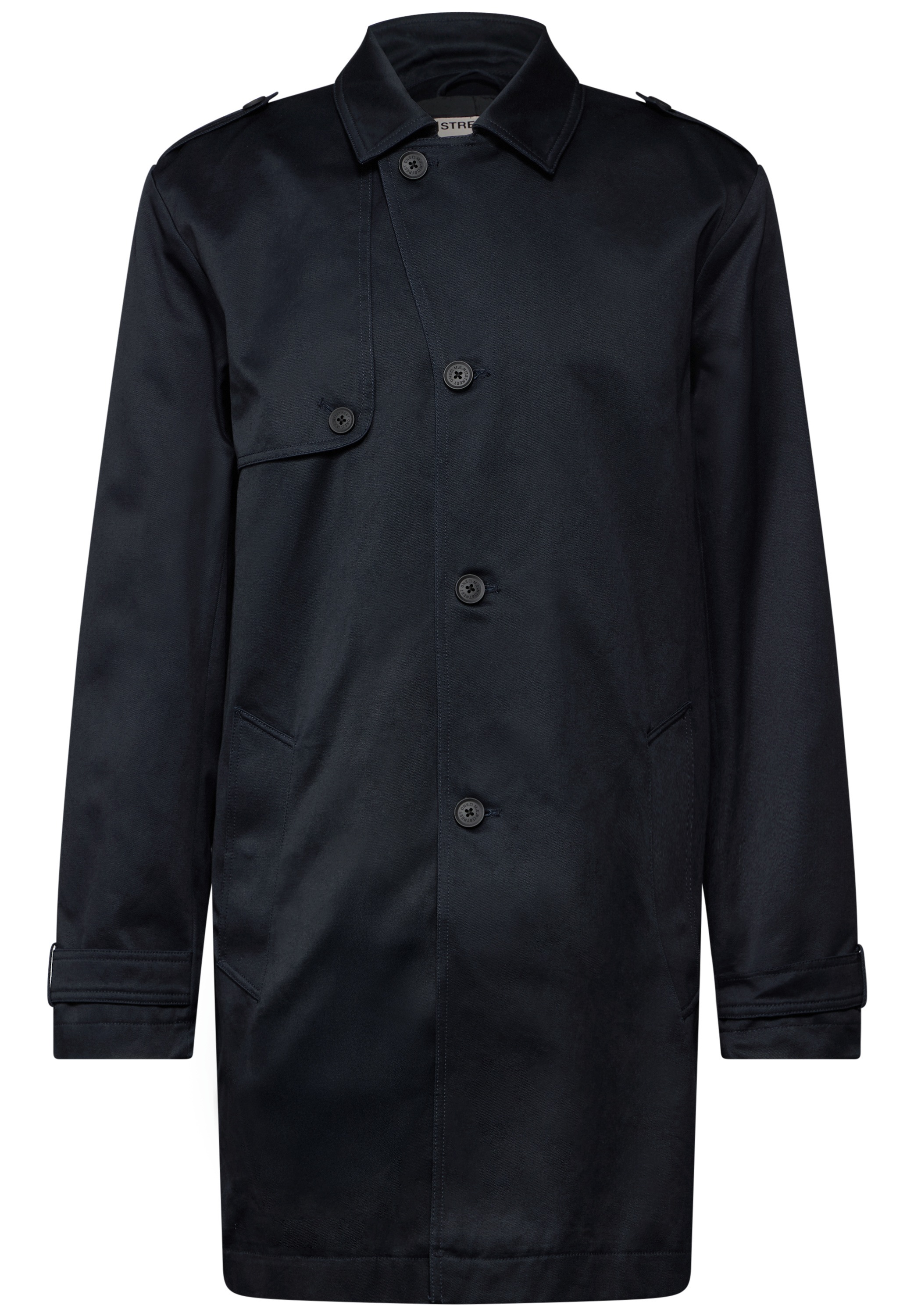 STREET ONE MEN Outdoorjacke, ohne Kapuze, mit Reverskragen