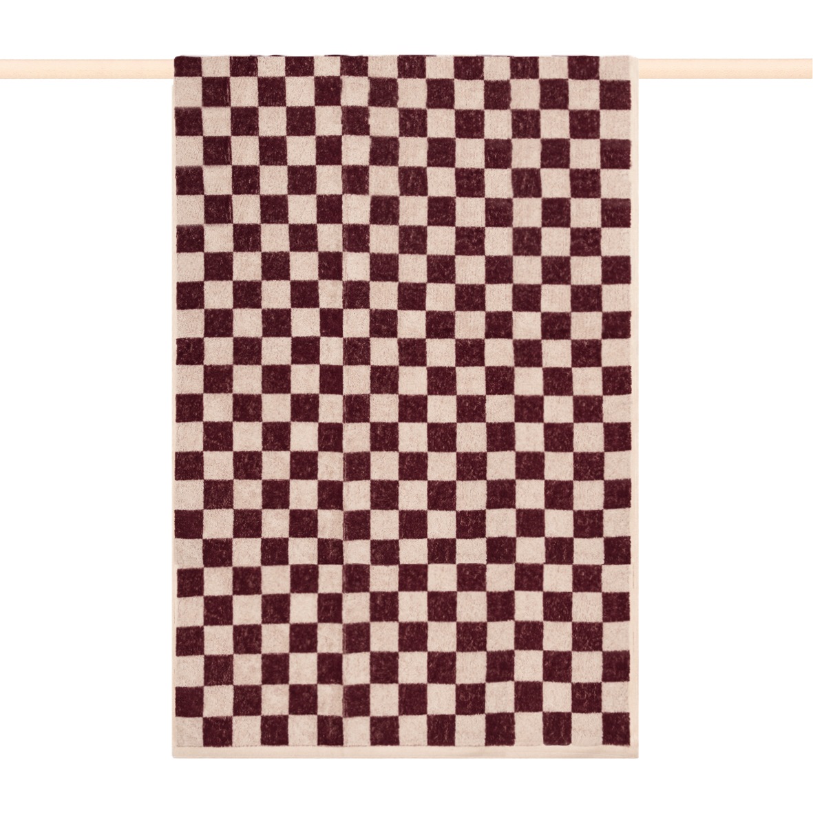 PAD Strandtuch "CHESS, 100x180 cm" Made in Europe, 100% Baumwolle, modernes Karo Design